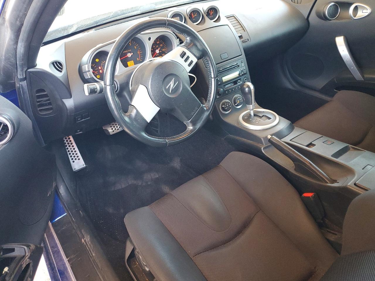 2005 Nissan 350z Coupe Blue vin: JN1AZ34D55M604929