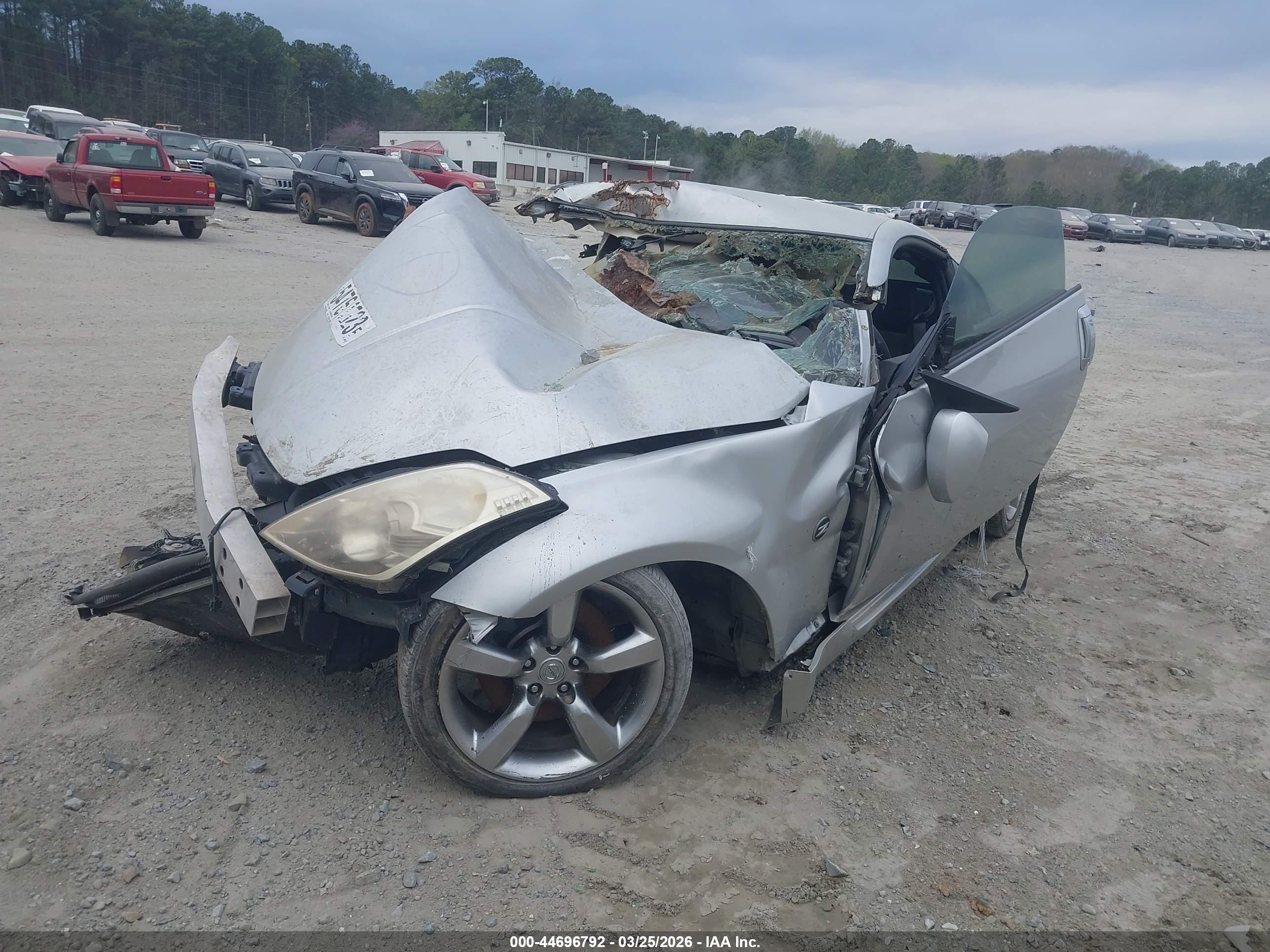 2006 Nissan 350z Touring Серебряный vin: JN1AZ34D56M302445