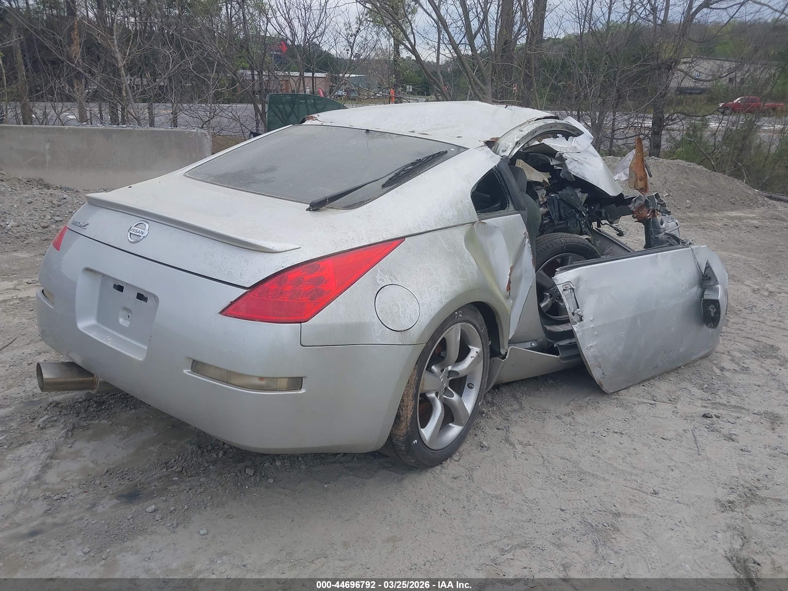 2006 Nissan 350z Touring Серебряный vin: JN1AZ34D56M302445
