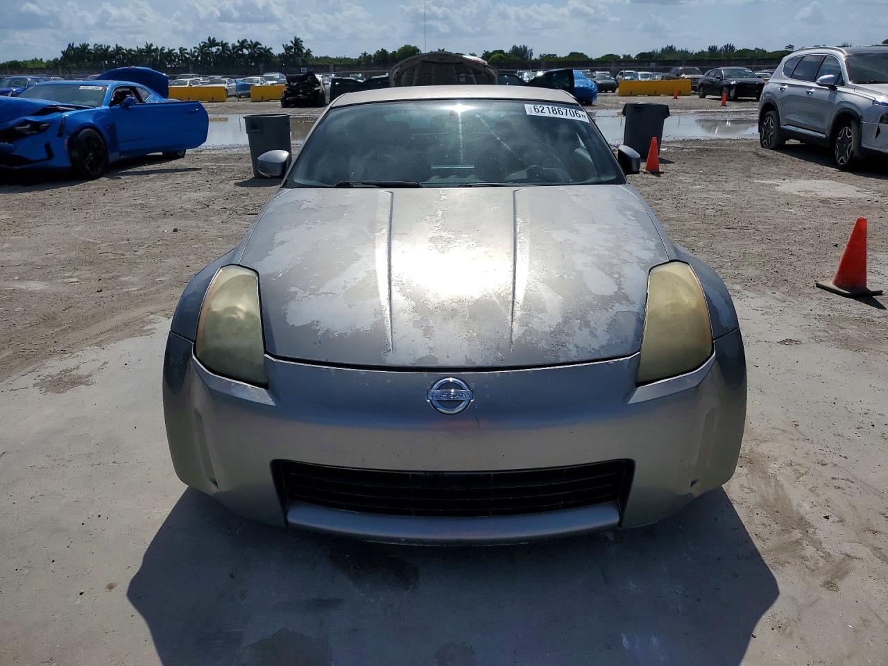 2003 Nissan 350z Coupe Silver vin: JN1AZ34D63T102157