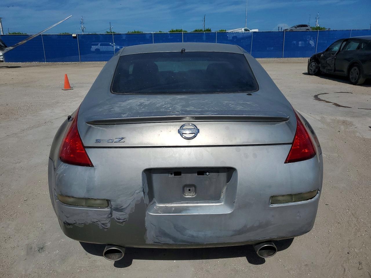 2003 Nissan 350z Coupe Silver vin: JN1AZ34D63T102157