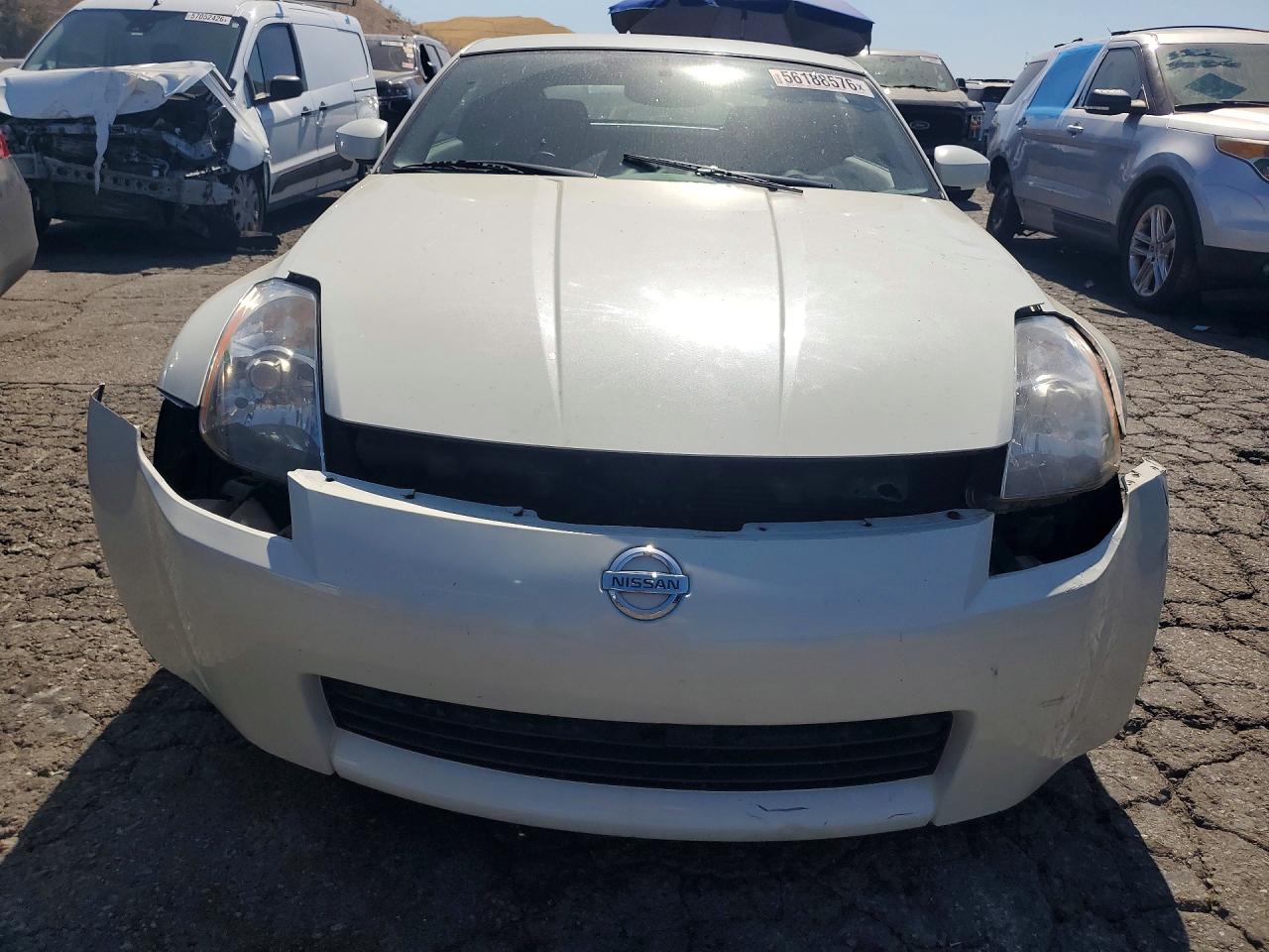 2003 Nissan 350z Coupe White vin: JN1AZ34D63T105897