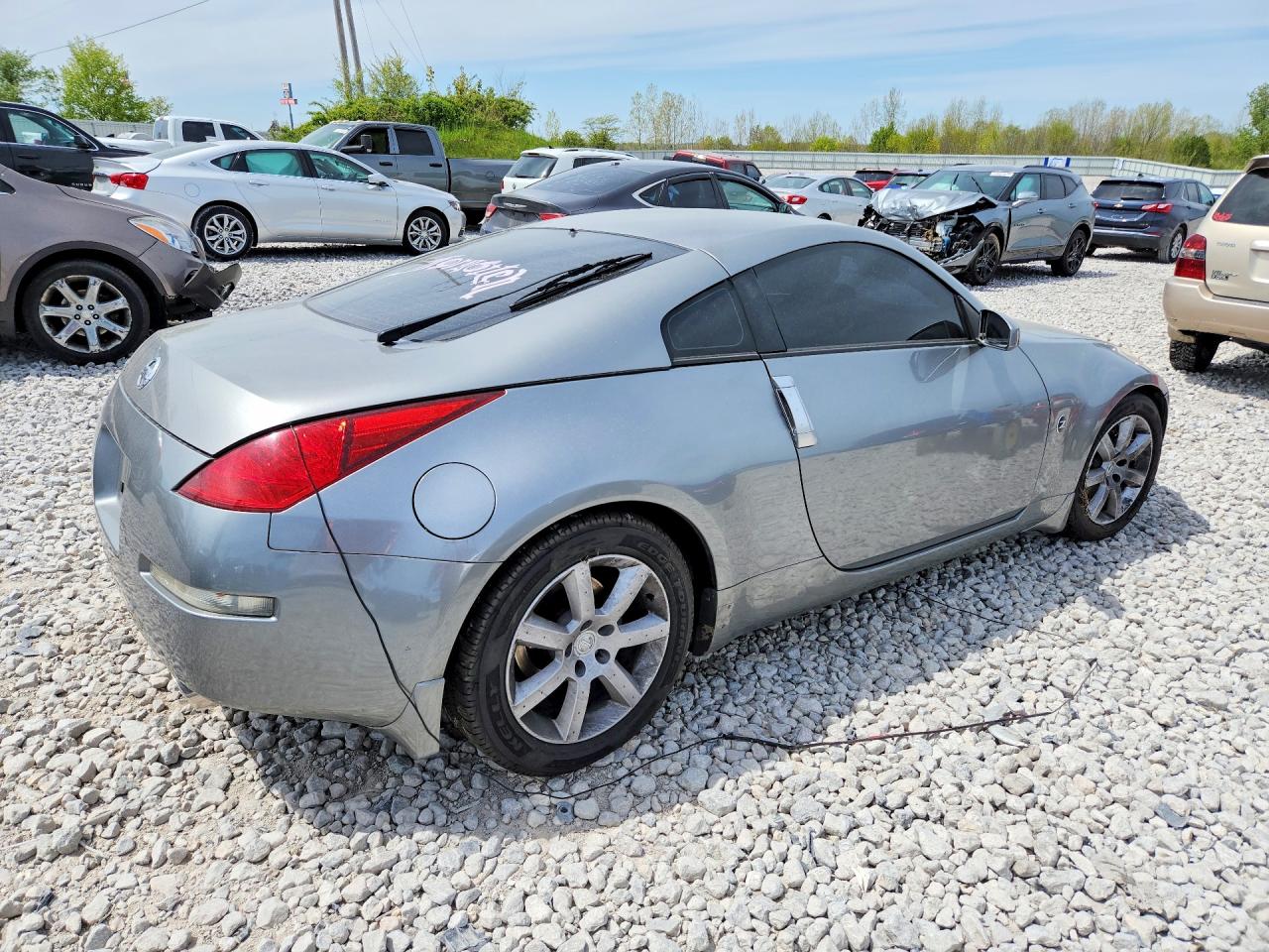 2003 Nissan 350z Coupe Silver vin: JN1AZ34D63T107147