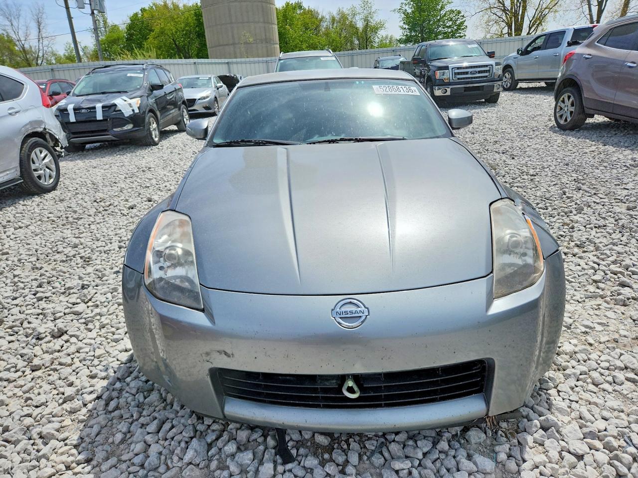 2003 Nissan 350z Coupe Silver vin: JN1AZ34D63T107147
