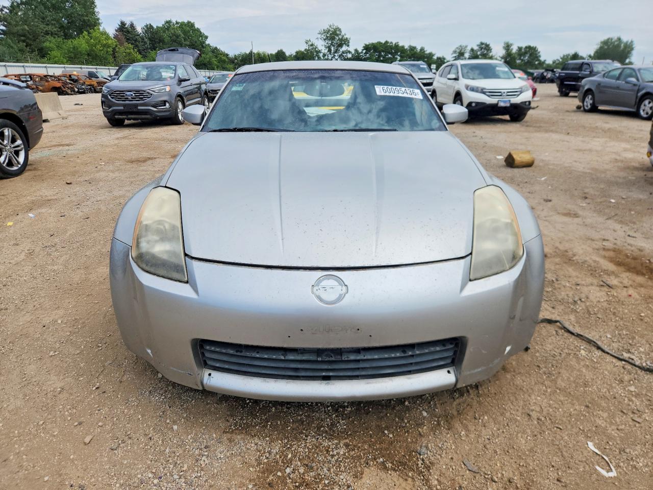 2003 Nissan 350z Coupe Silver vin: JN1AZ34D63T110825