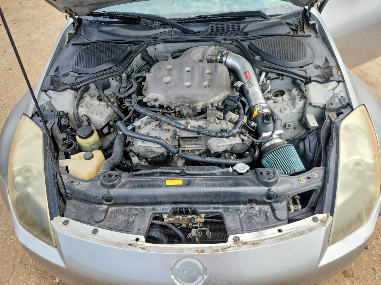 2003 Nissan 350z Coupe Silver vin: JN1AZ34D63T110825
