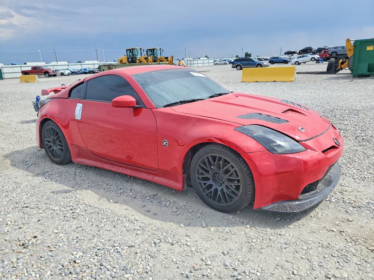 2003 Nissan 350z Coupe Red vin: JN1AZ34D63T114017