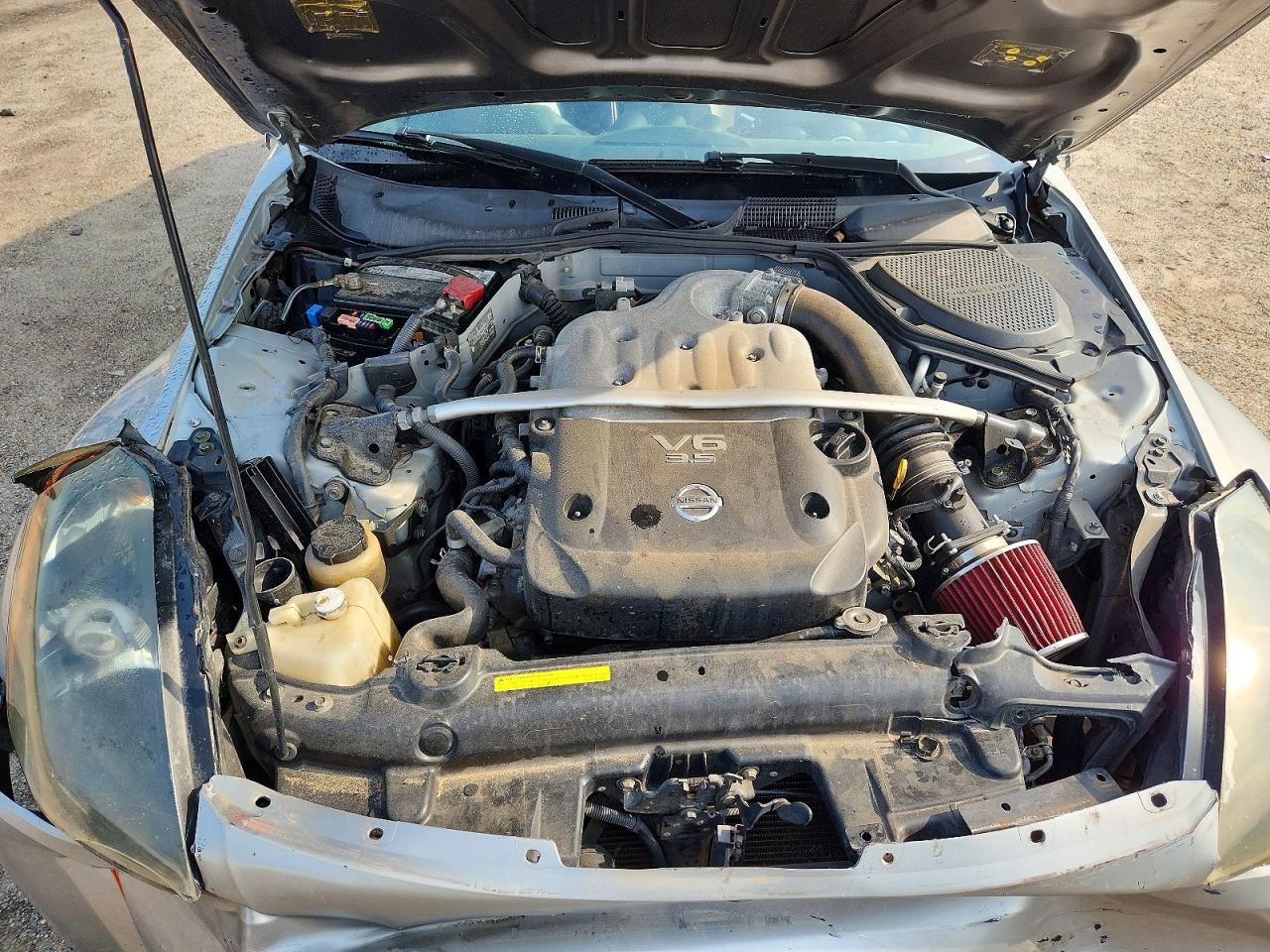 2005 Nissan 350z Base Серебряный vin: JN1AZ34D65M601246