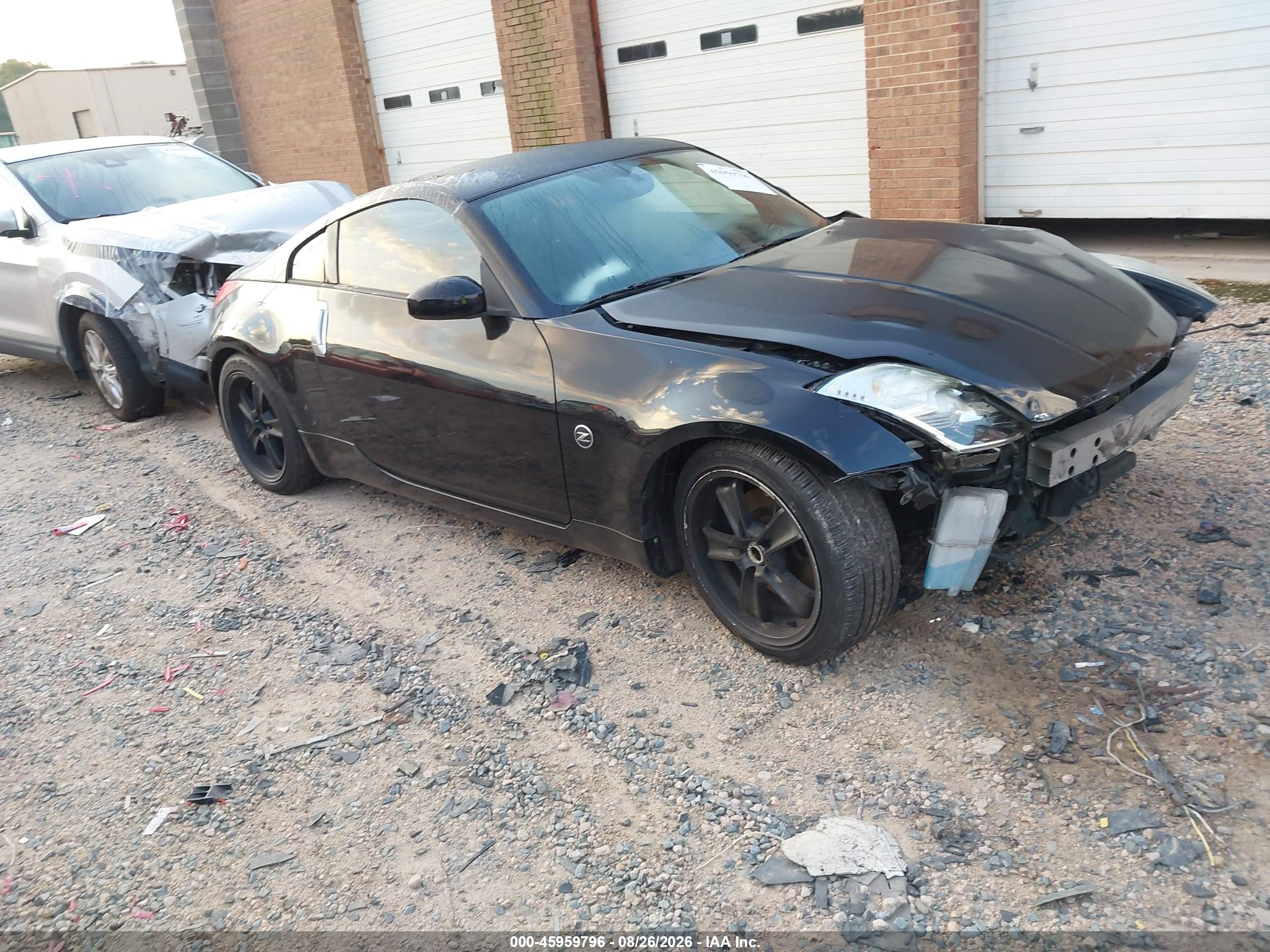 2006 Nissan 350z Touring Black vin: JN1AZ34D66M307086