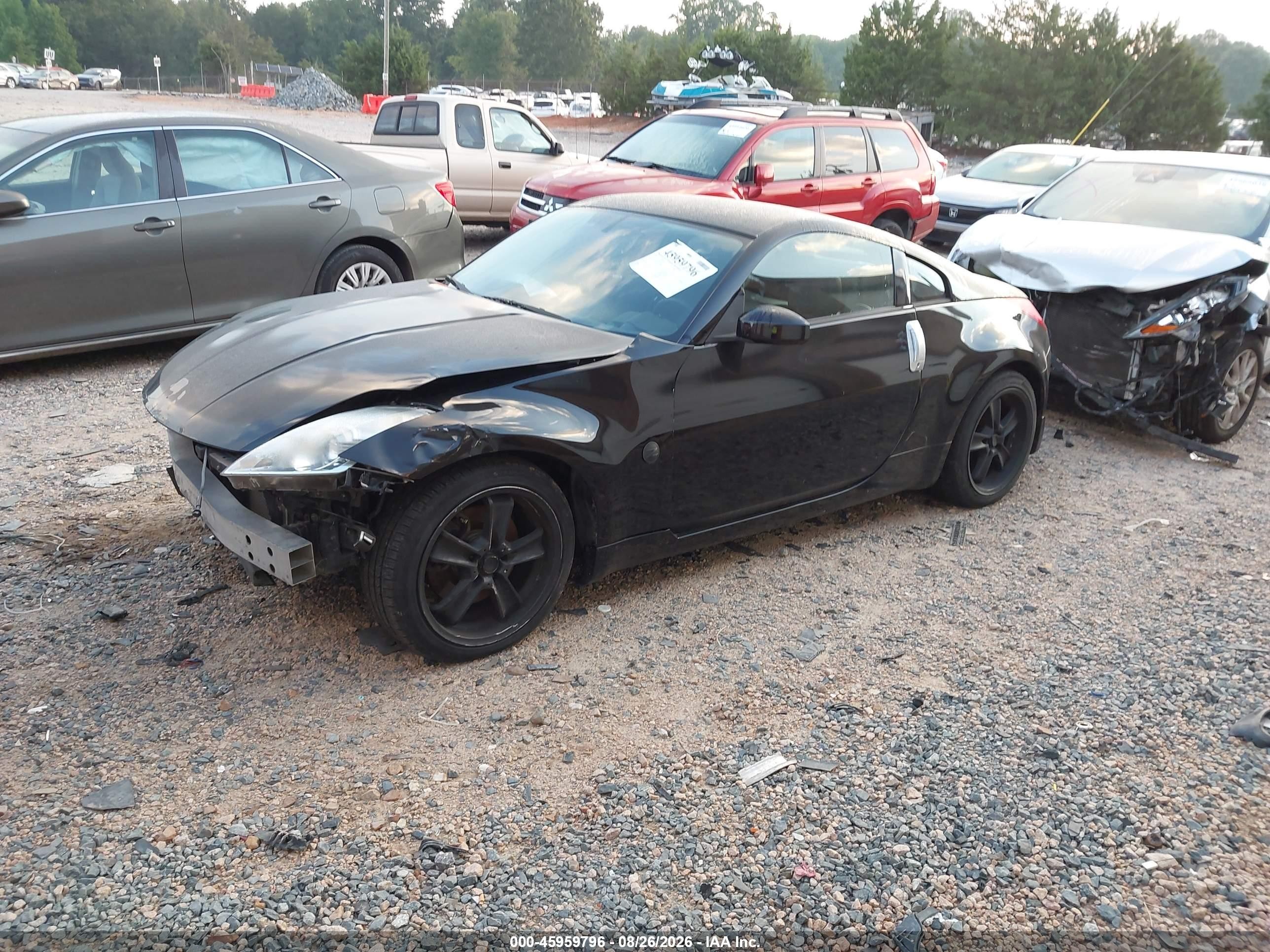2006 Nissan 350z Touring Black vin: JN1AZ34D66M307086