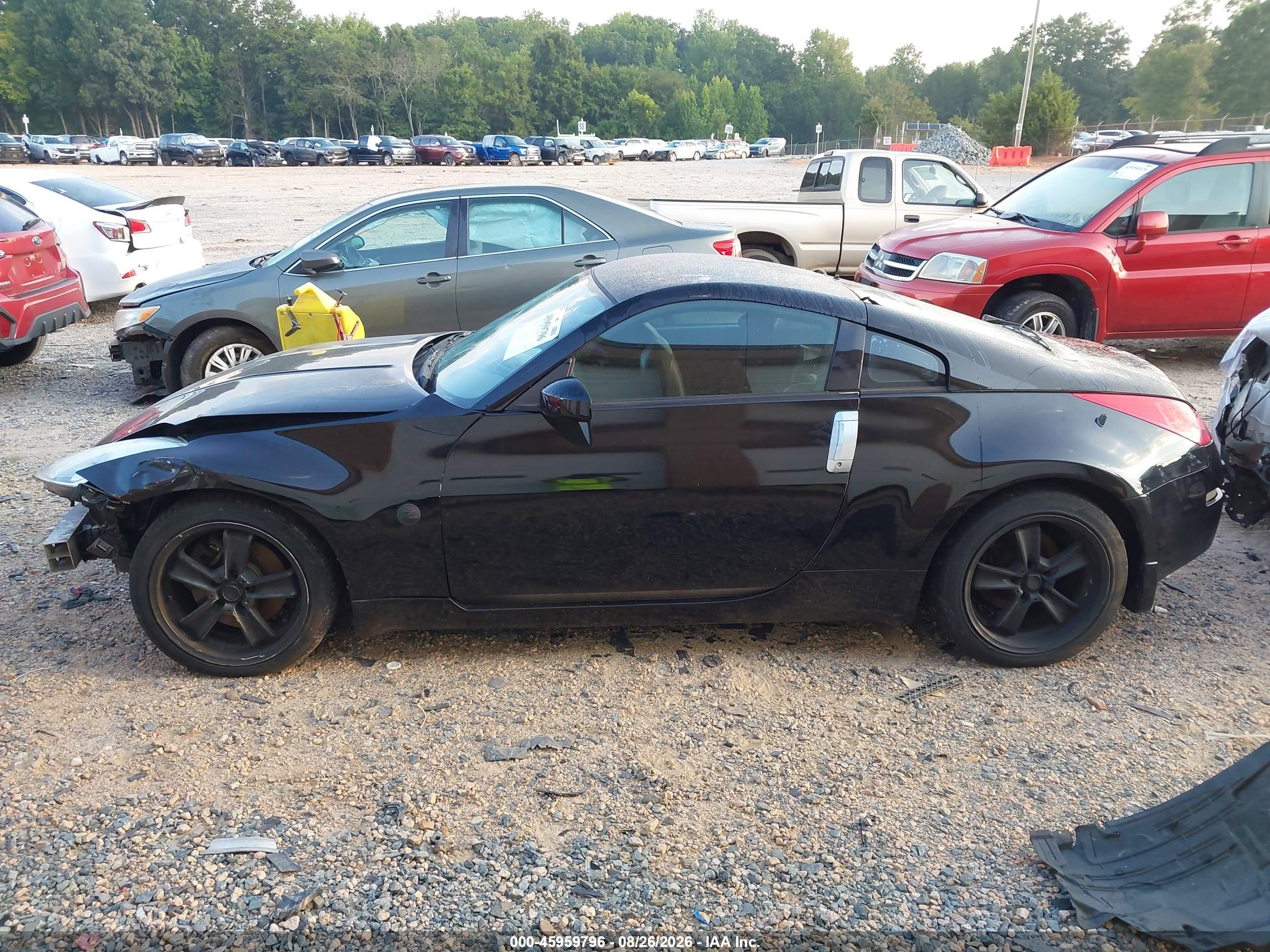2006 Nissan 350z Touring Black vin: JN1AZ34D66M307086