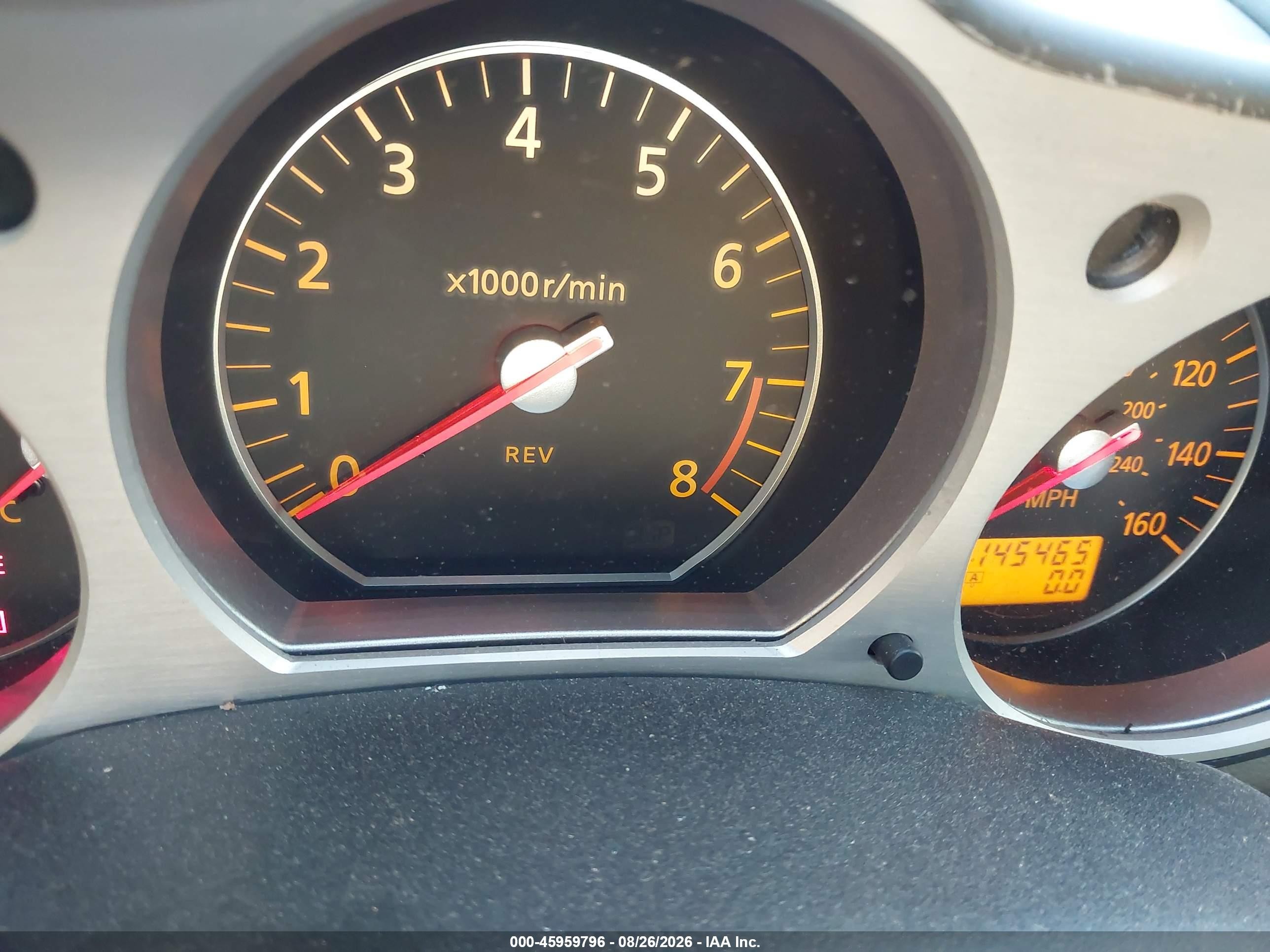 2006 Nissan 350z Touring Black vin: JN1AZ34D66M307086