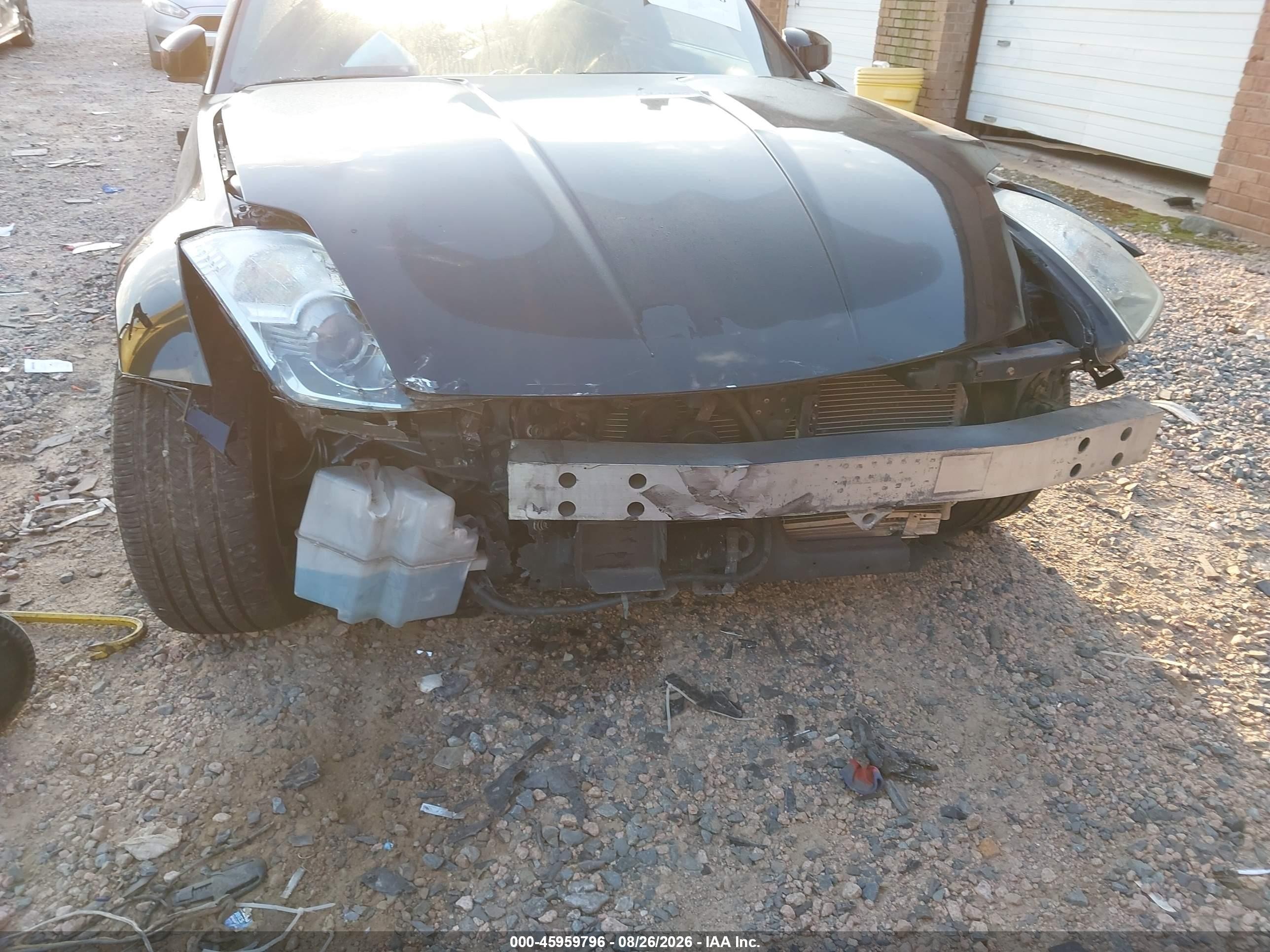 2006 Nissan 350z Touring Black vin: JN1AZ34D66M307086