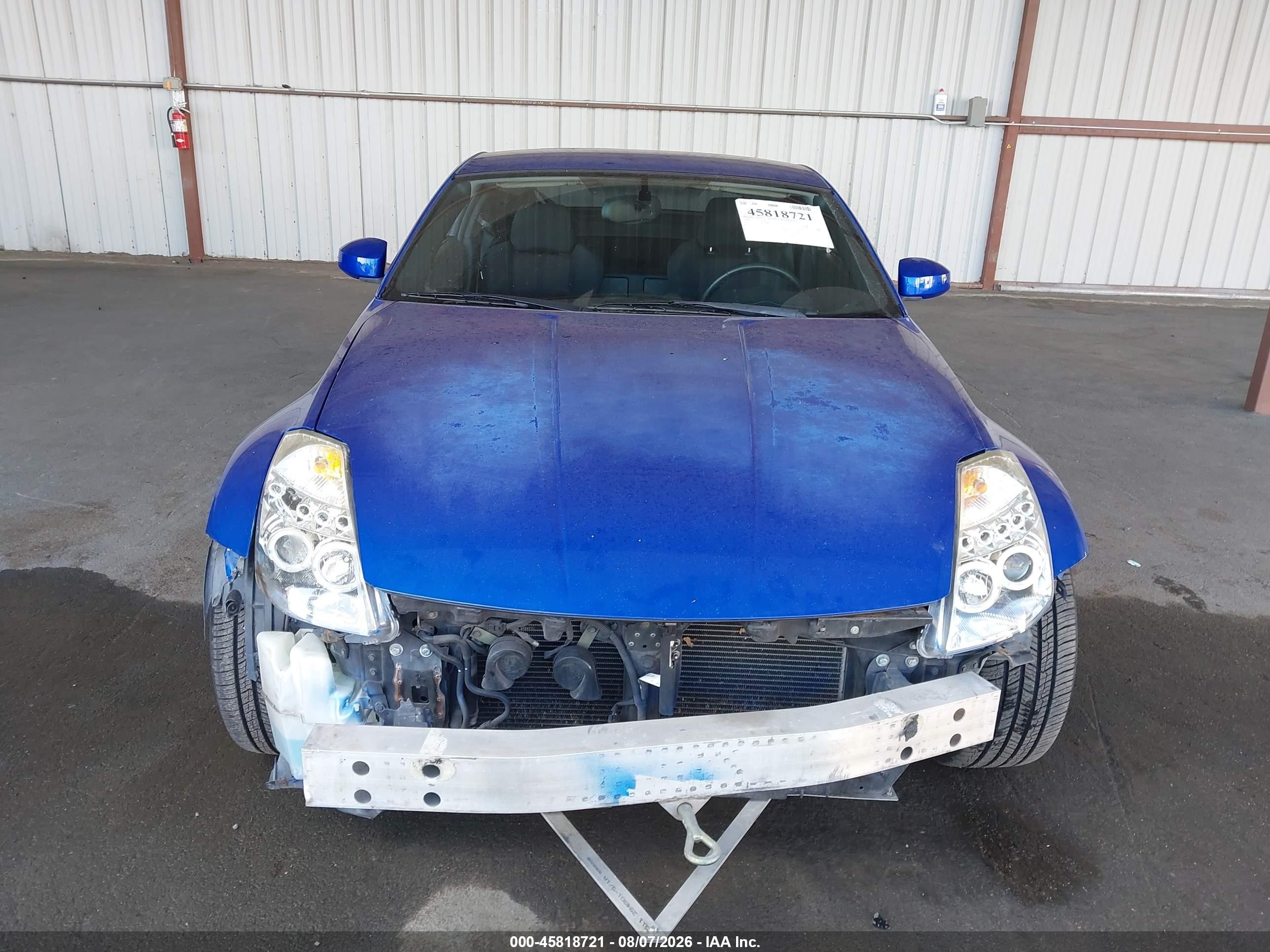 2004 Nissan 350z Enthusiast Blue vin: JN1AZ34D74M101868