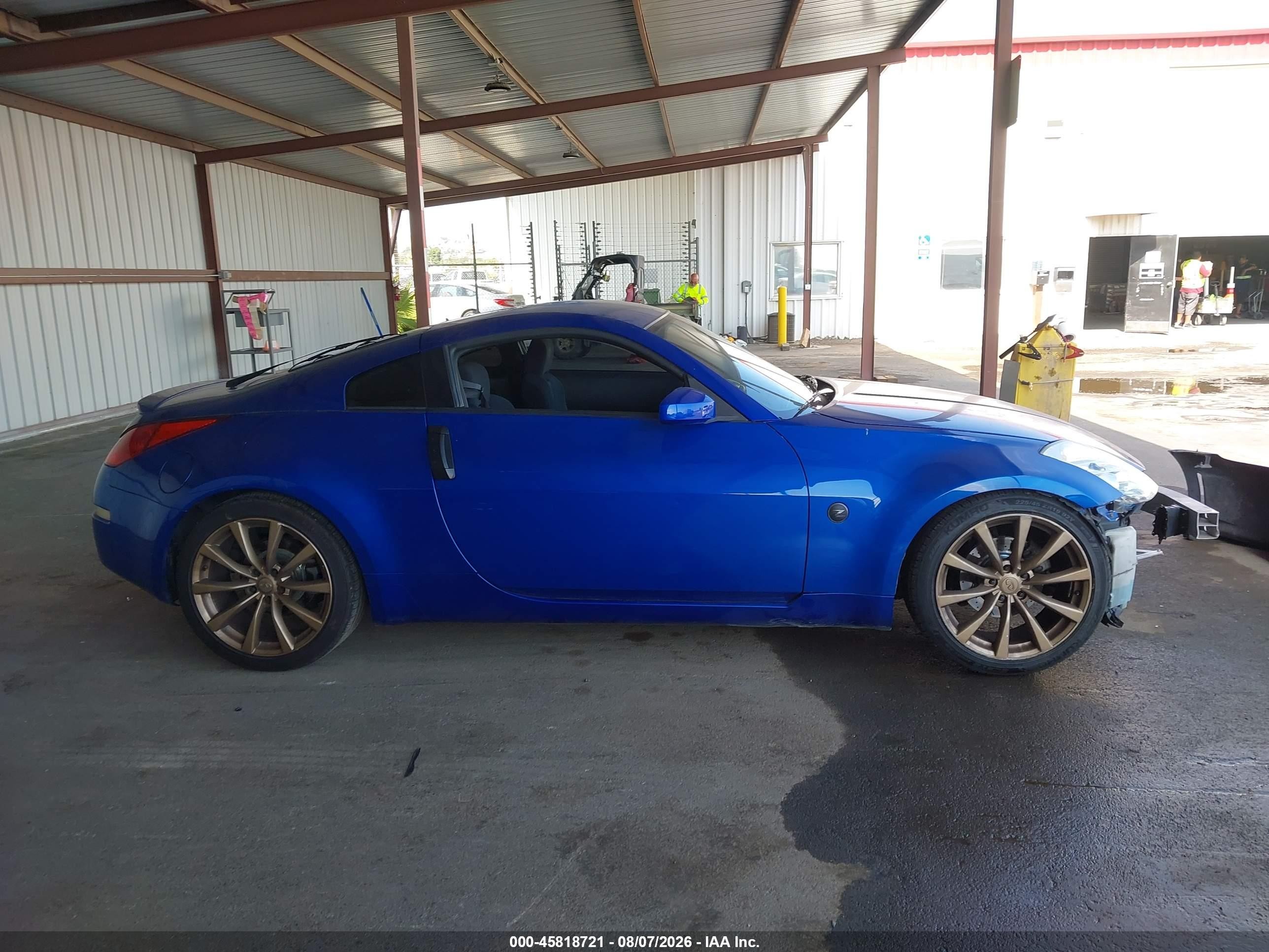 2004 Nissan 350z Enthusiast Blue vin: JN1AZ34D74M101868
