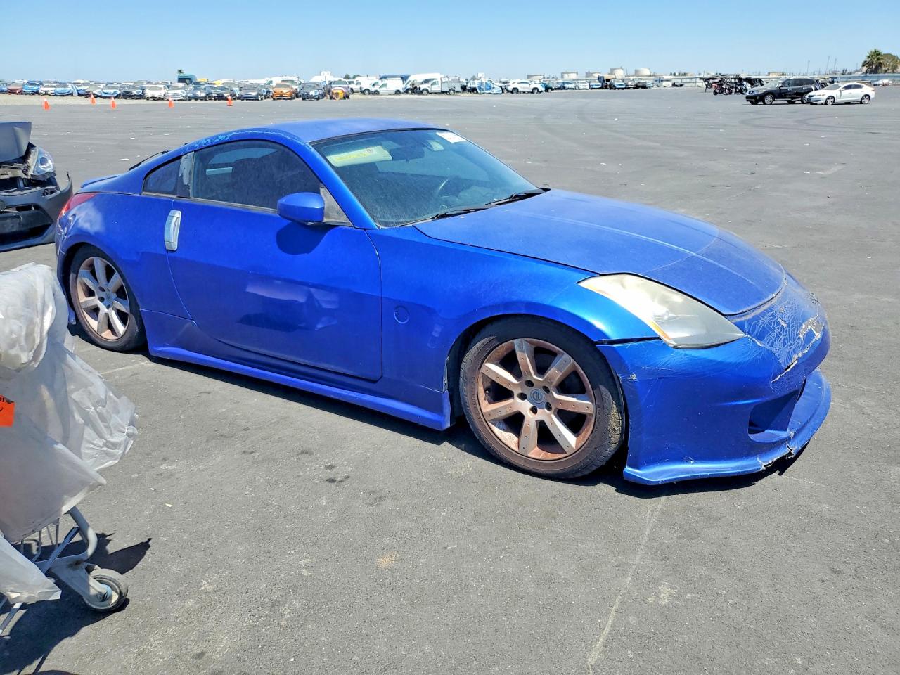 2004 Nissan 350z Base Blue vin: JN1AZ34D74T150302