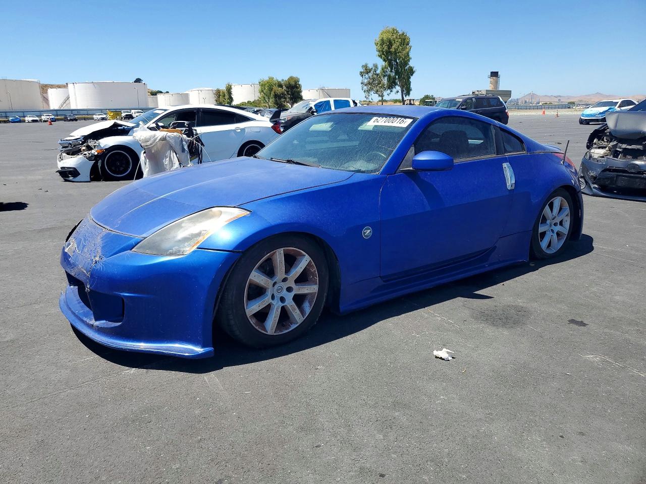 2004 Nissan 350z Base Blue vin: JN1AZ34D74T150302