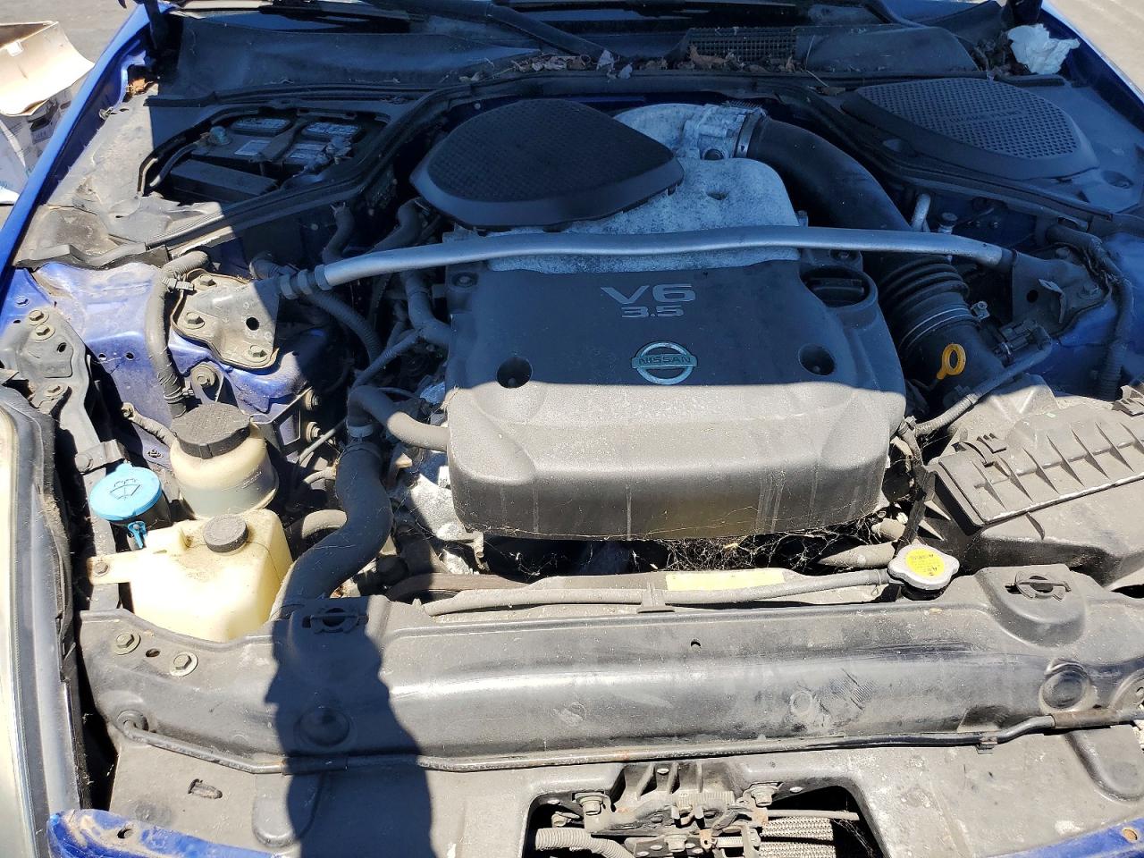 2004 Nissan 350z Base Blue vin: JN1AZ34D74T150302