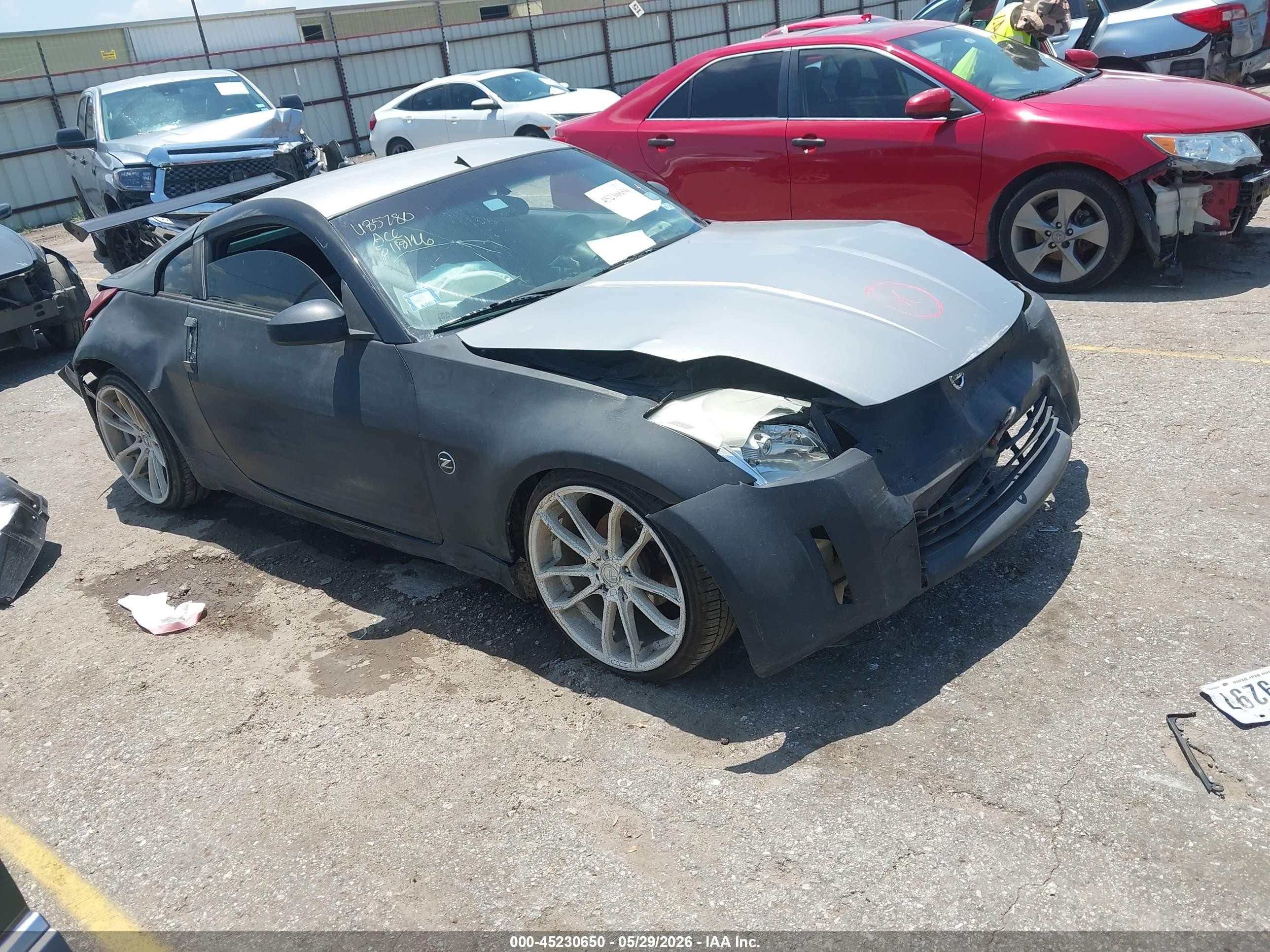 2005 Nissan 350z Touring Gray vin: JN1AZ34D75M606312