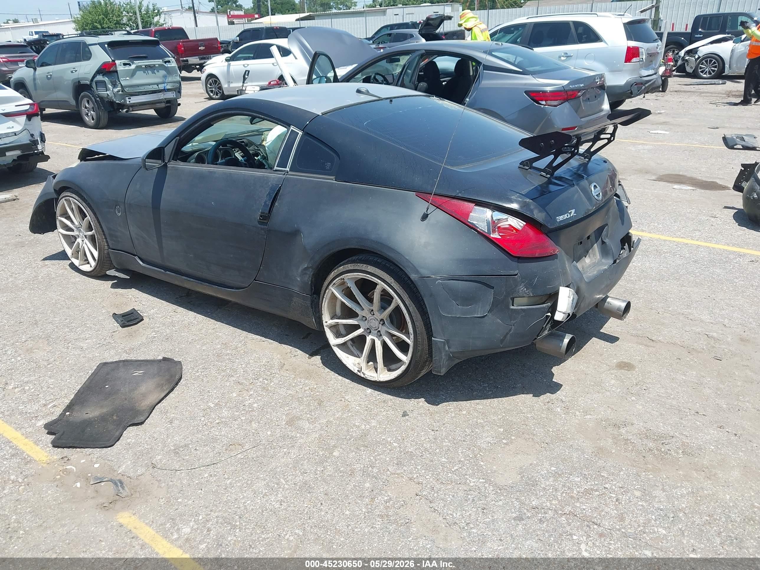 2005 Nissan 350z Touring Gray vin: JN1AZ34D75M606312