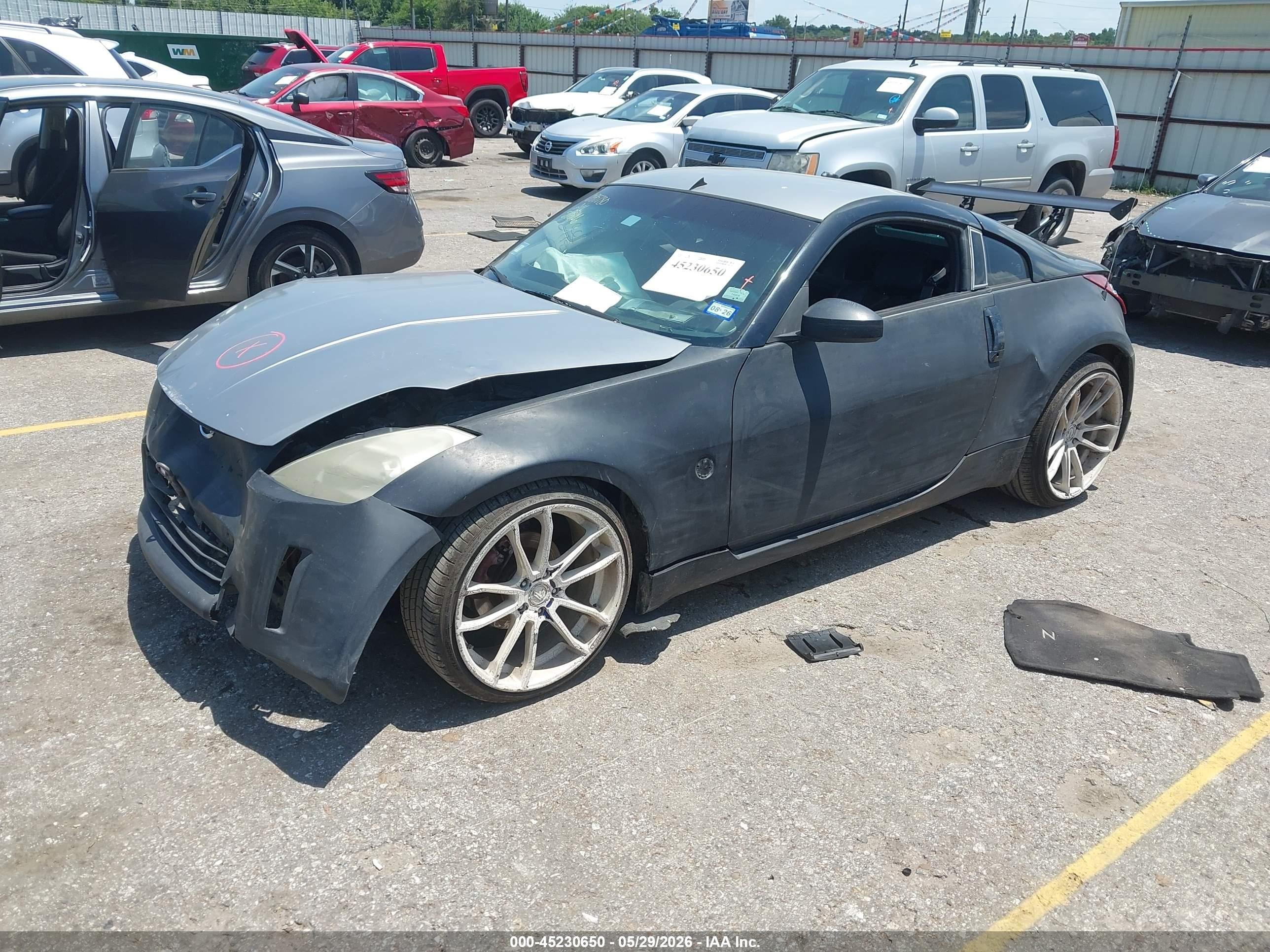 2005 Nissan 350z Touring Gray vin: JN1AZ34D75M606312