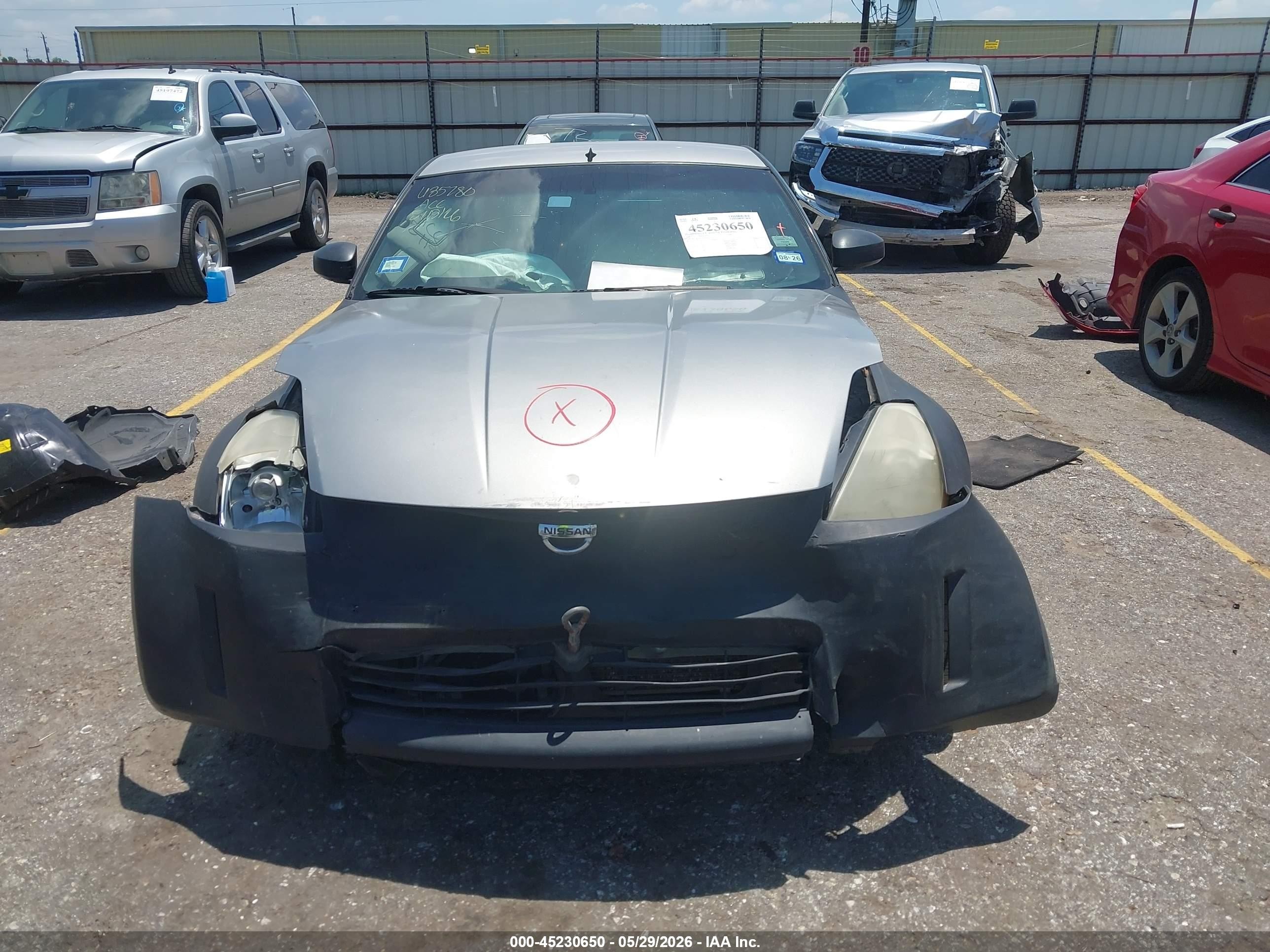 2005 Nissan 350z Touring Gray vin: JN1AZ34D75M606312