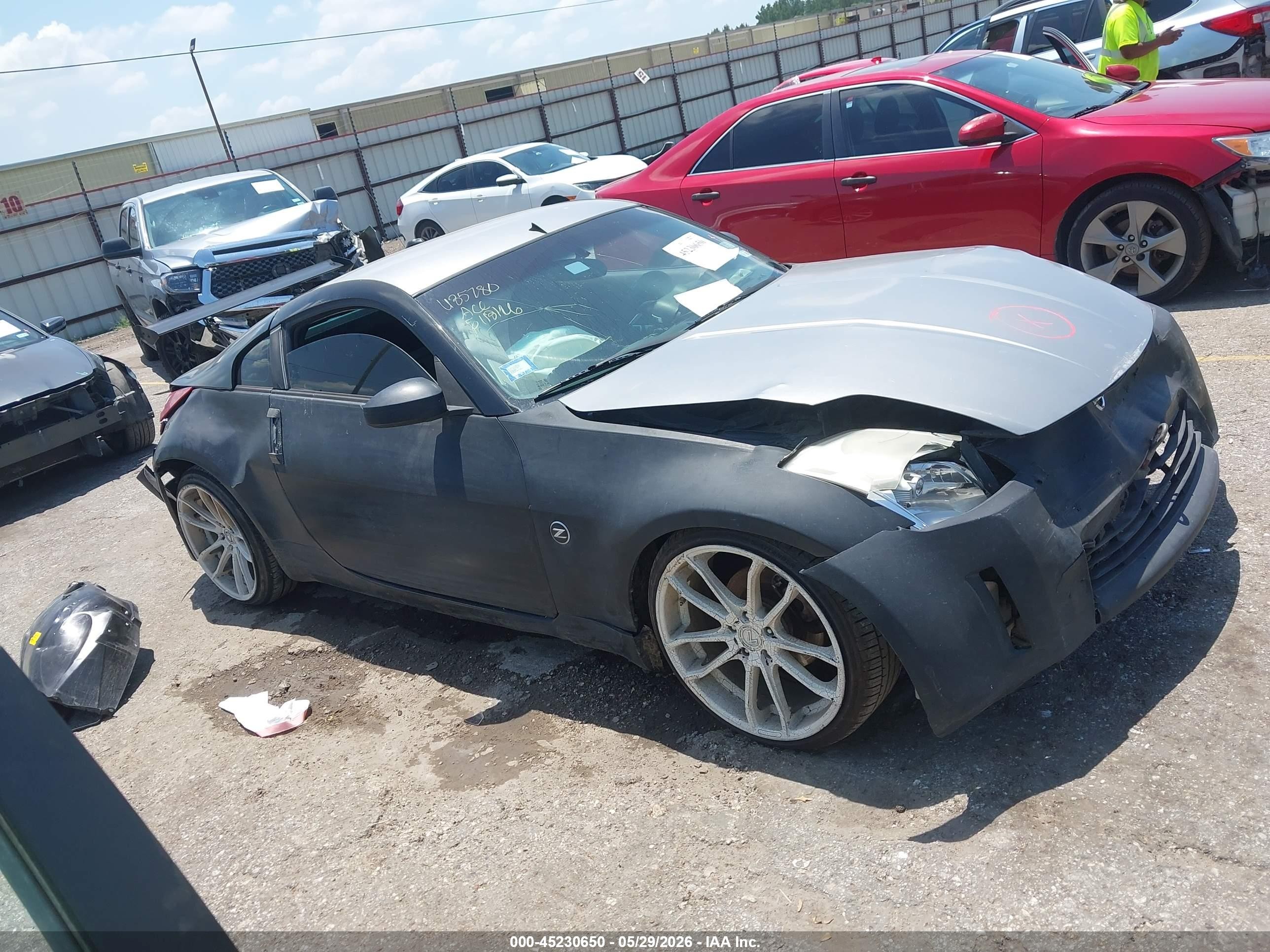 2005 Nissan 350z Touring Gray vin: JN1AZ34D75M606312