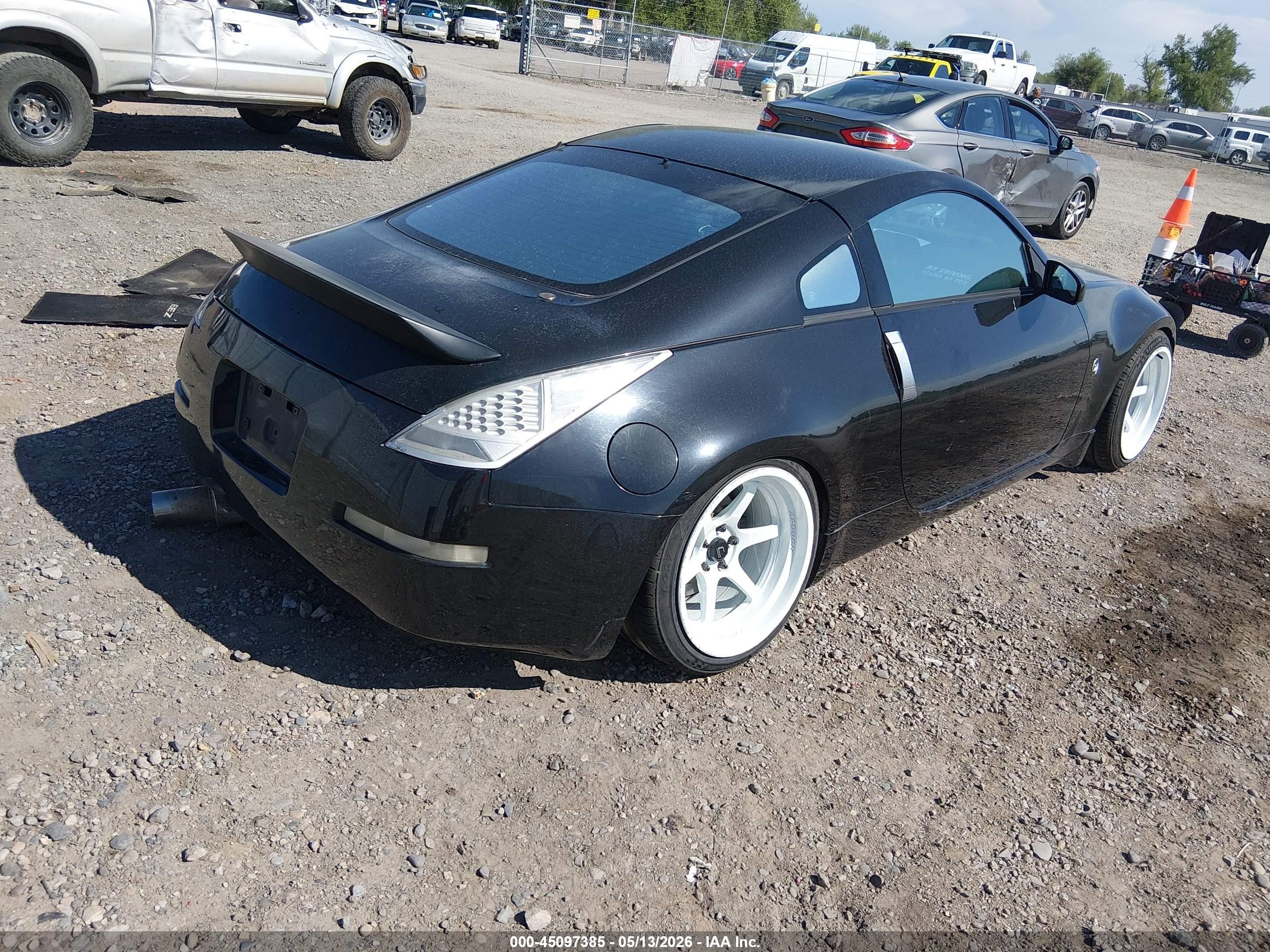 2006 Nissan 350z Черный vin: JN1AZ34D76M311566