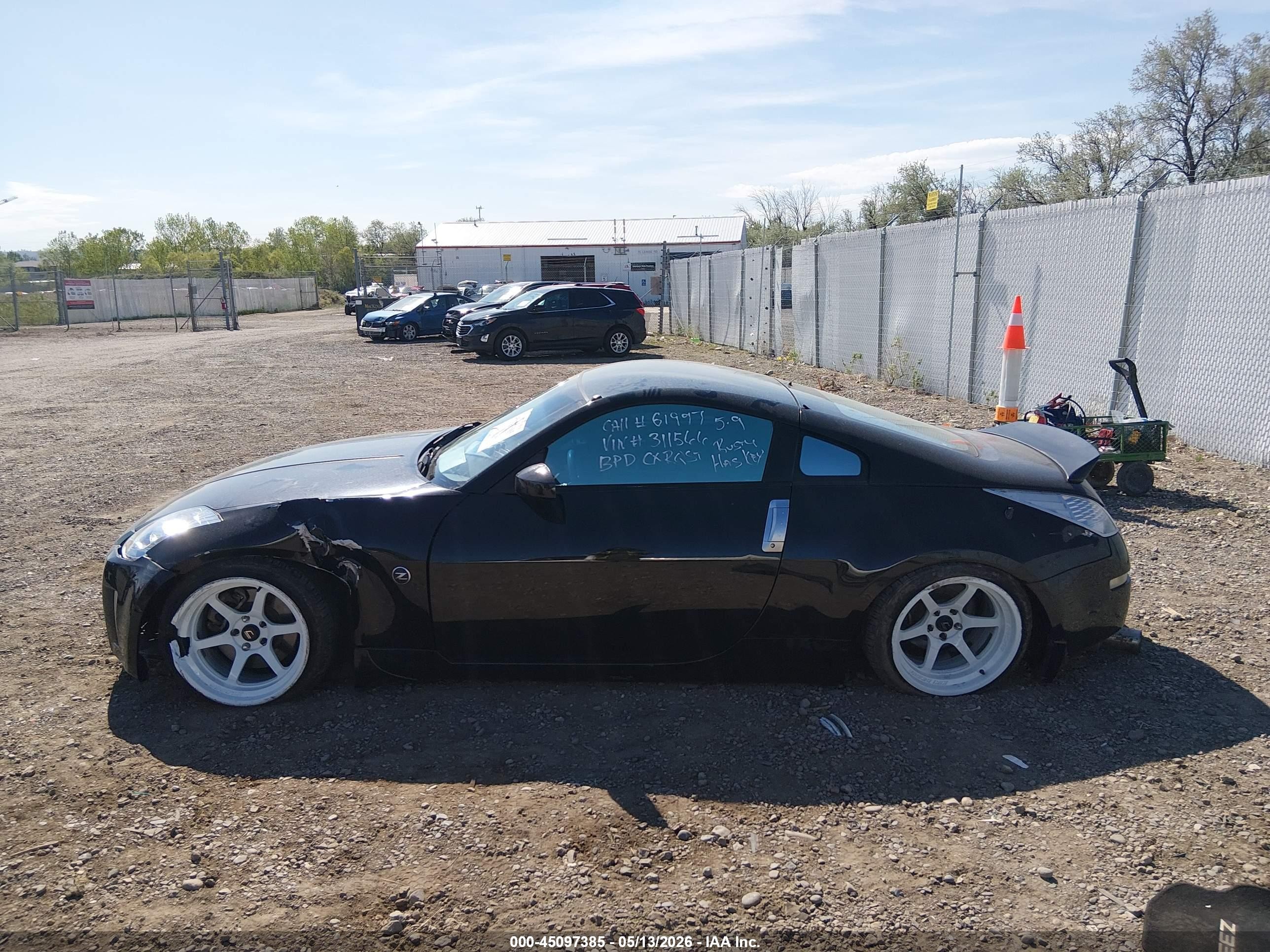2006 Nissan 350z Черный vin: JN1AZ34D76M311566