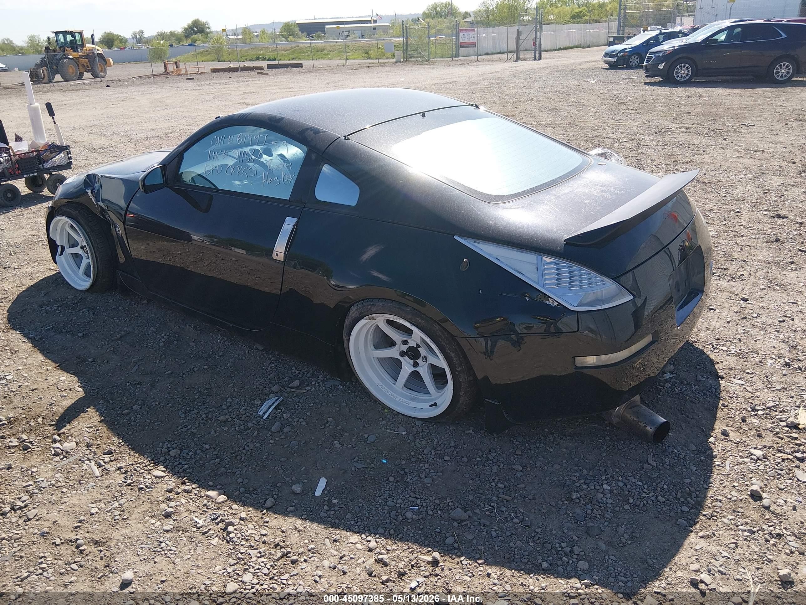 2006 Nissan 350z Черный vin: JN1AZ34D76M311566