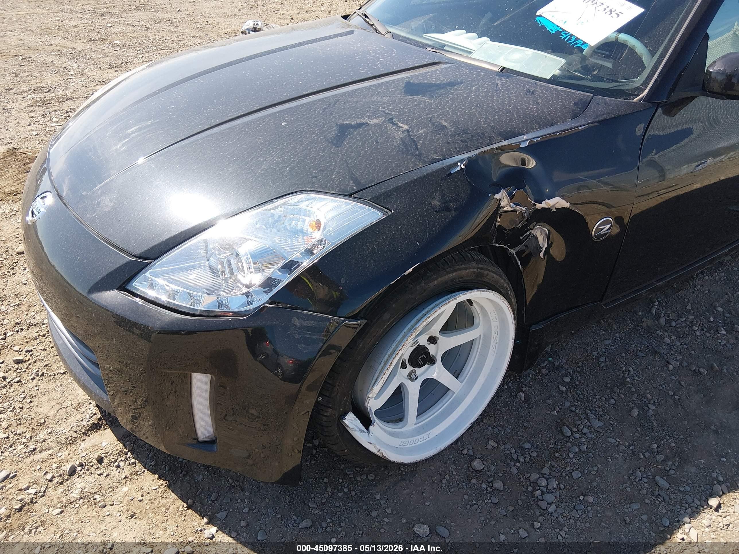 2006 Nissan 350z Черный vin: JN1AZ34D76M311566
