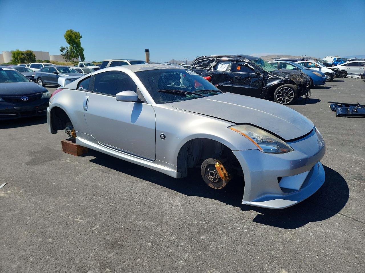 2003 Nissan 350z Coupe Silver vin: JN1AZ34D83T111541