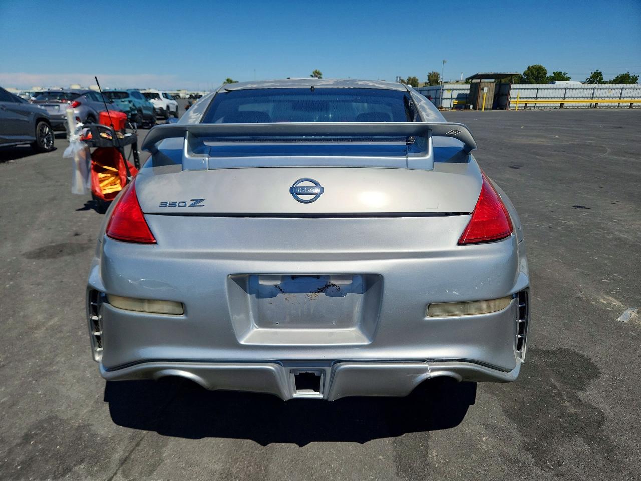 2003 Nissan 350z Coupe Silver vin: JN1AZ34D83T111541