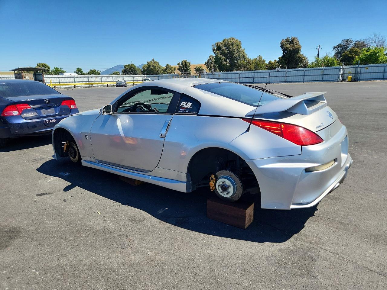 2003 Nissan 350z Coupe Silver vin: JN1AZ34D83T111541