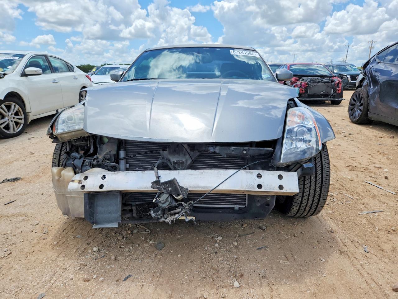 2003 Nissan 350z Coupe Silver vin: JN1AZ34D83T115377