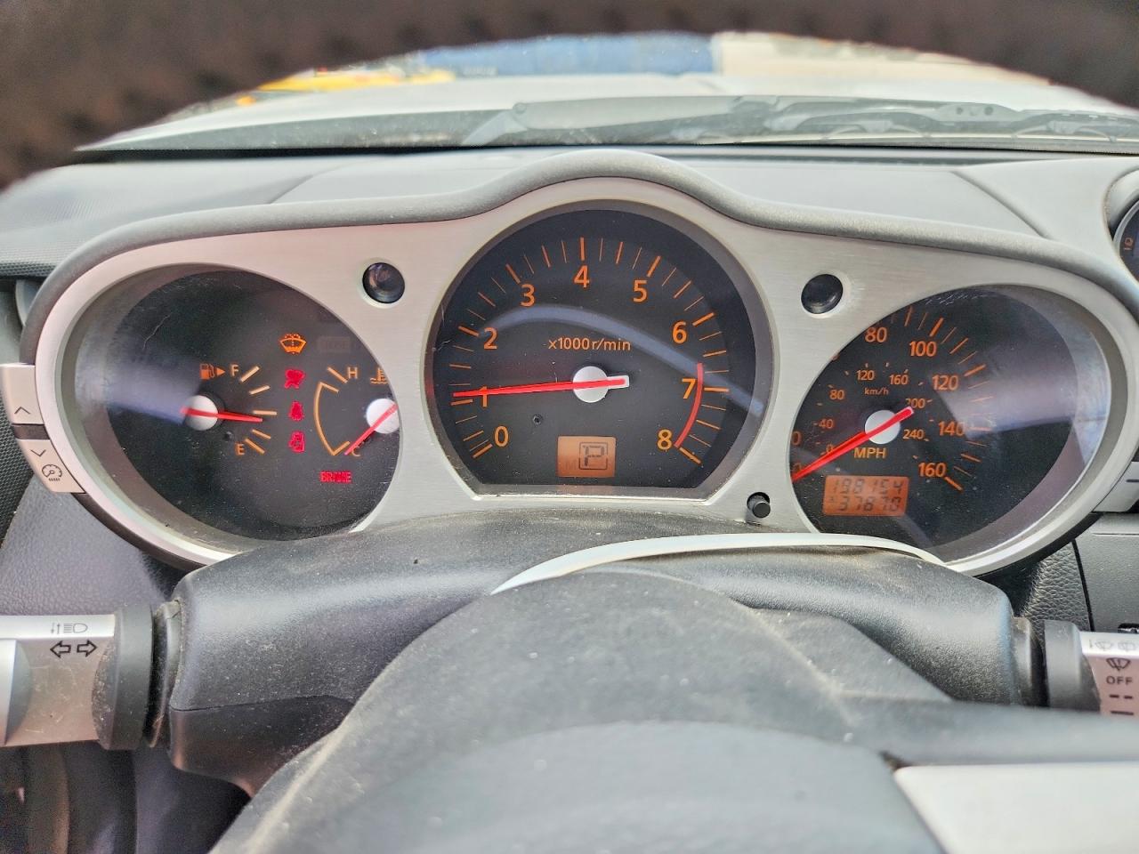 2003 Nissan 350z Coupe Silver vin: JN1AZ34D83T115377