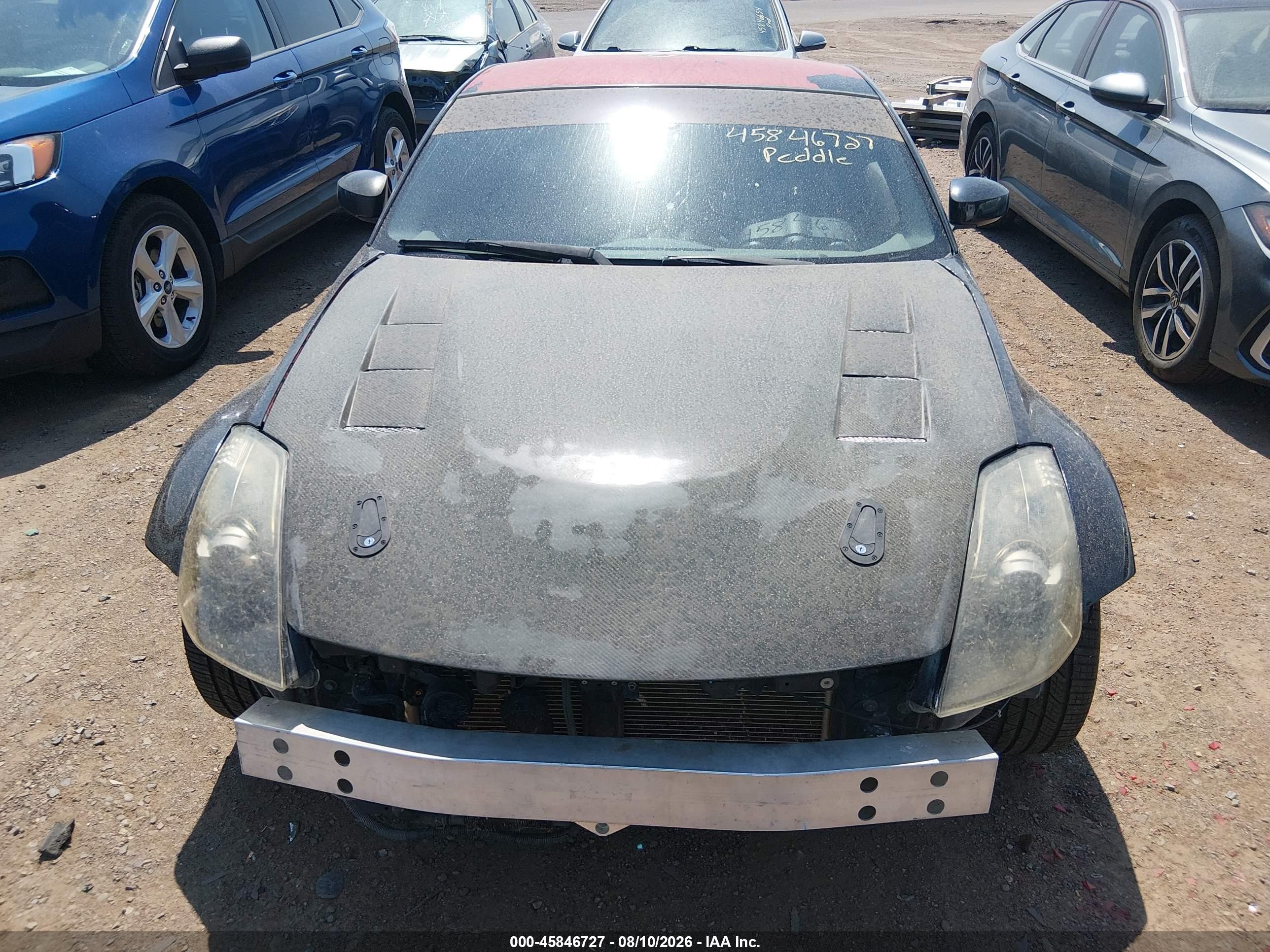 2003 Nissan 350z Touring Black vin: JN1AZ34D83T117016