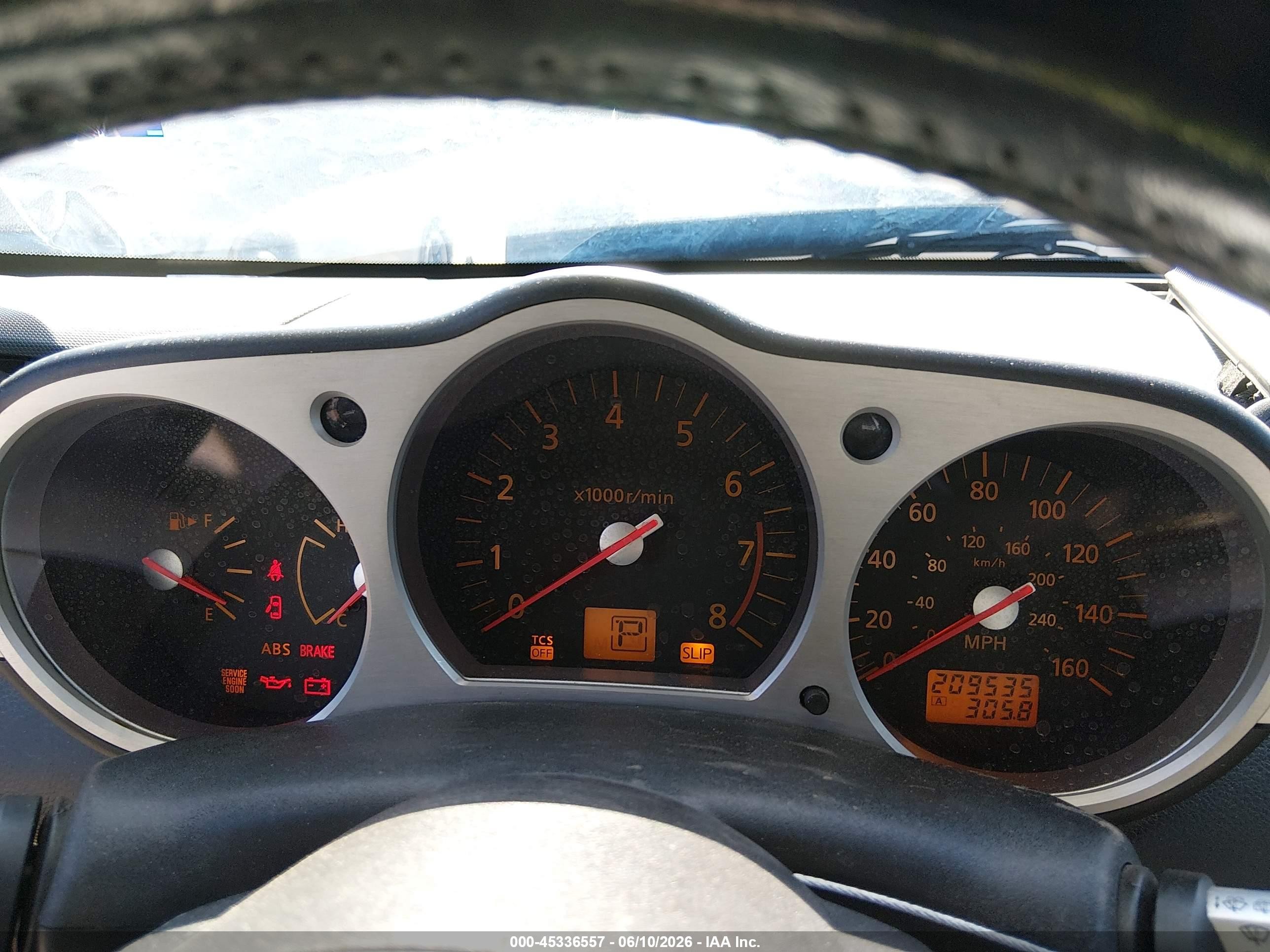 2004 Nissan 350z Touring Gray vin: JN1AZ34D84M103127
