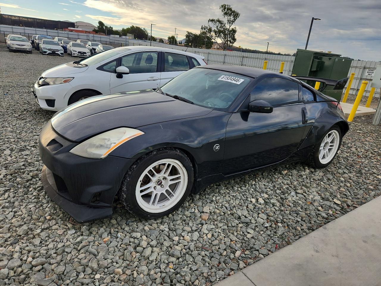 2005 Nissan 350z Base Black vin: JN1AZ34D85M608280