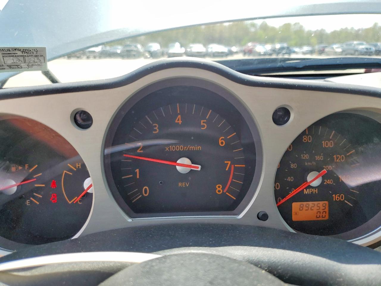 2005 Nissan 350z Coupe Gray vin: JN1AZ34D85M609641