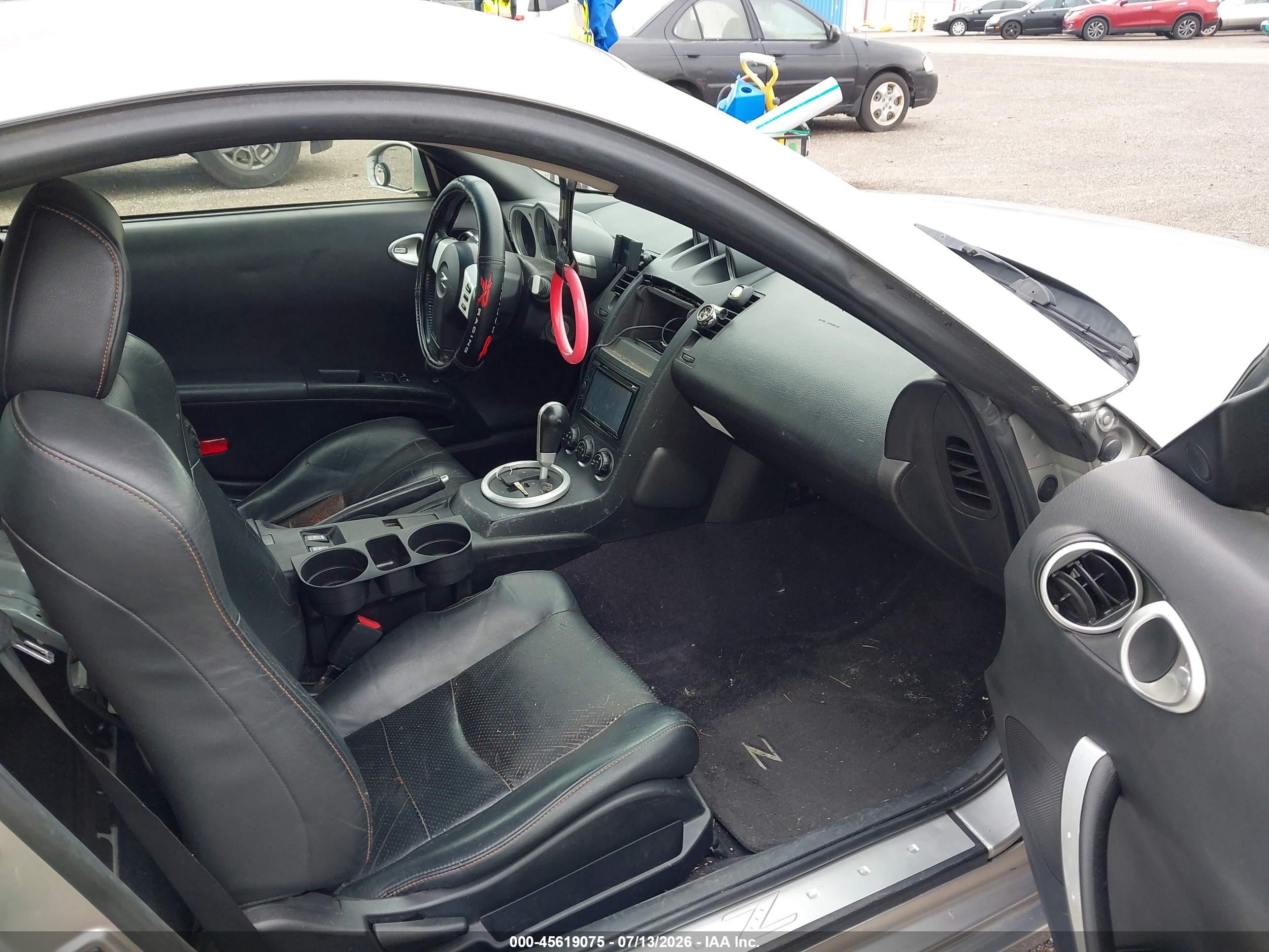 2005 Nissan 350z Touring Silver vin: JN1AZ34D85M609901