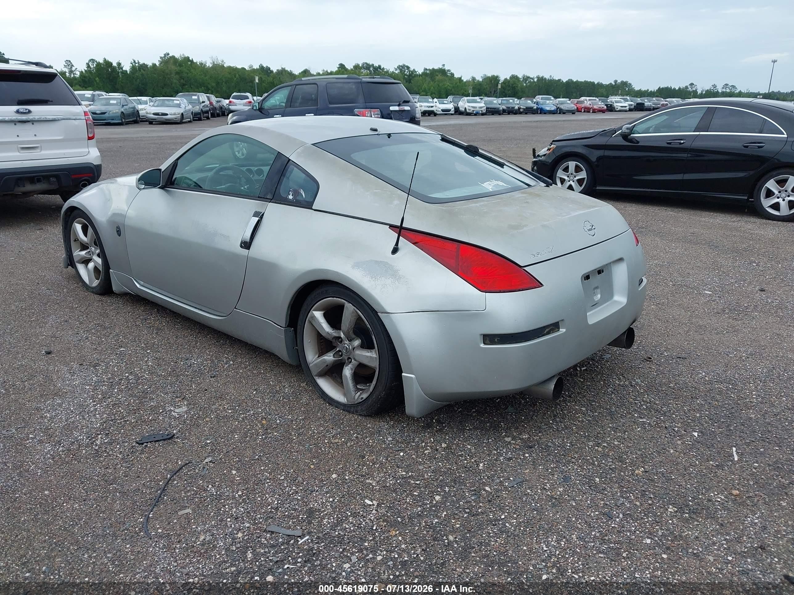 2005 Nissan 350z Touring Silver vin: JN1AZ34D85M609901