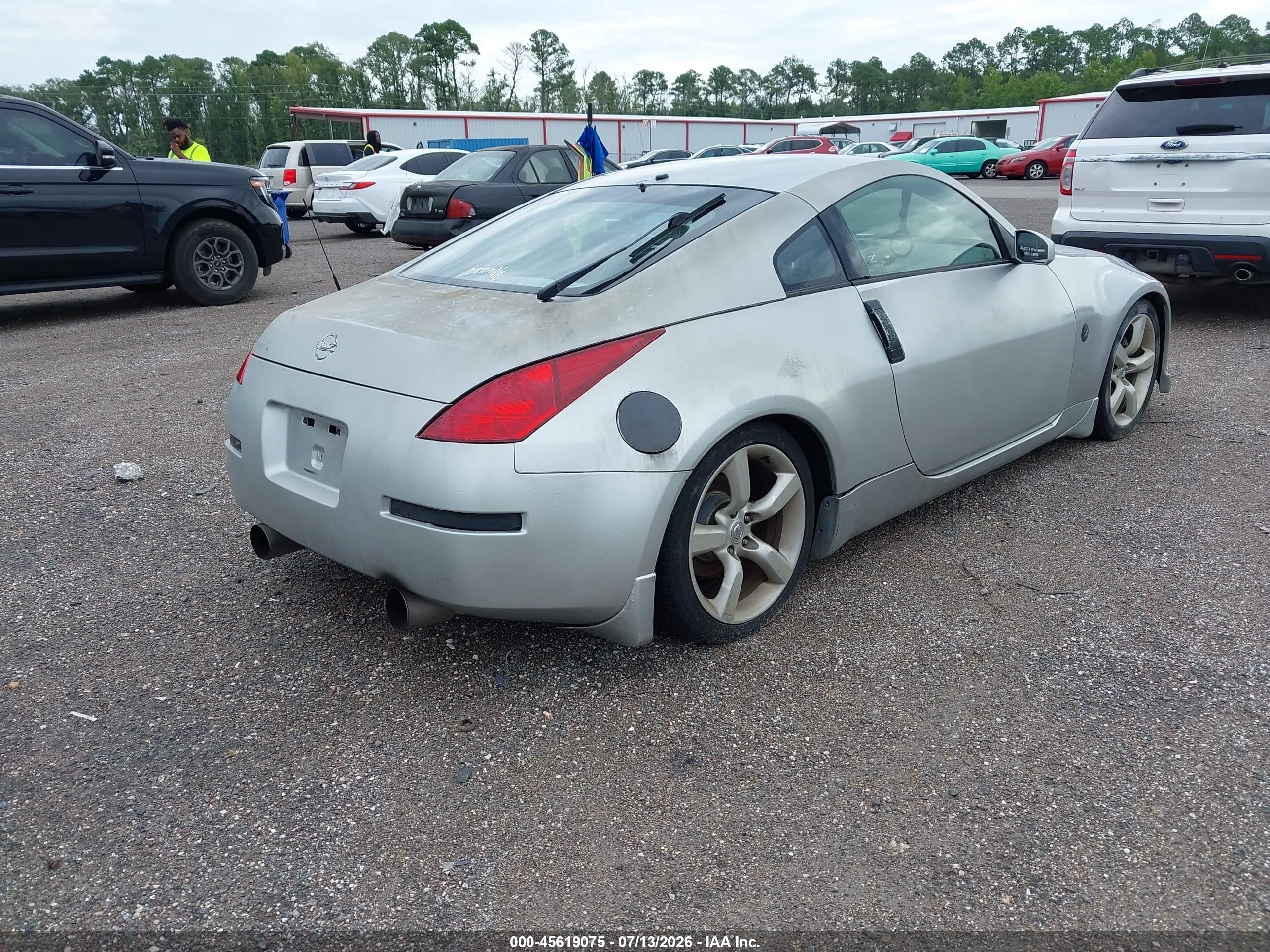 2005 Nissan 350z Touring Silver vin: JN1AZ34D85M609901