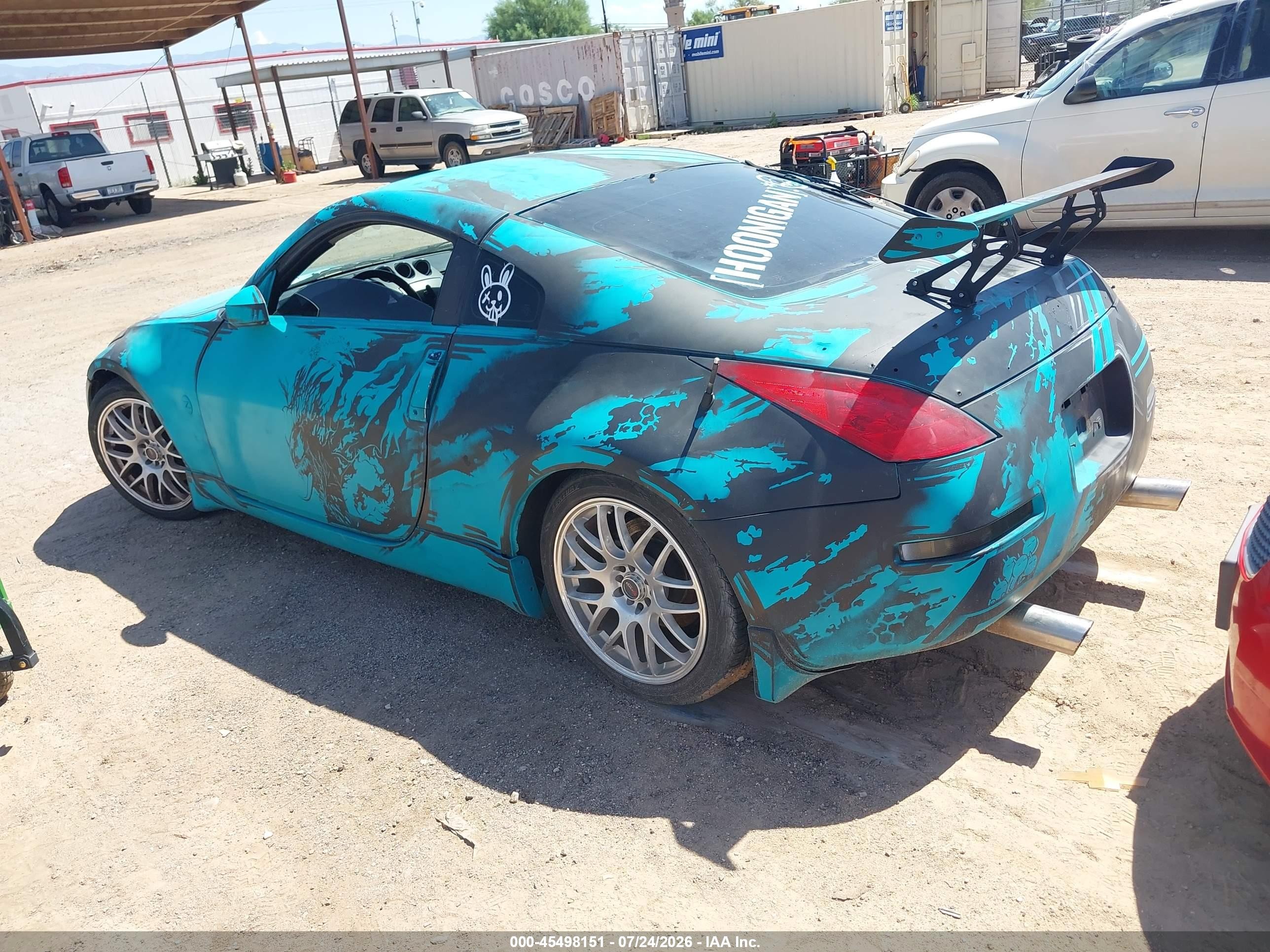 2006 Nissan 350z Touring Black vin: JN1AZ34D86M302987