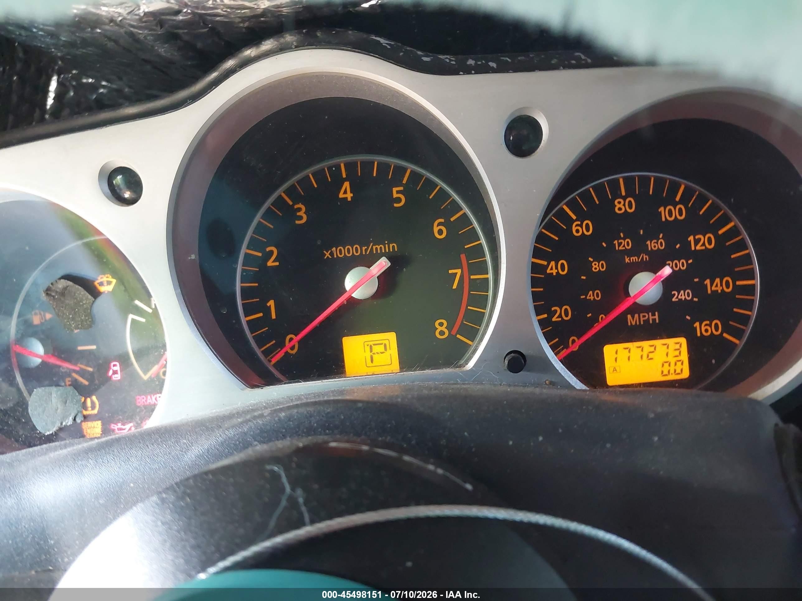 2006 Nissan 350z Touring Black vin: JN1AZ34D86M302987