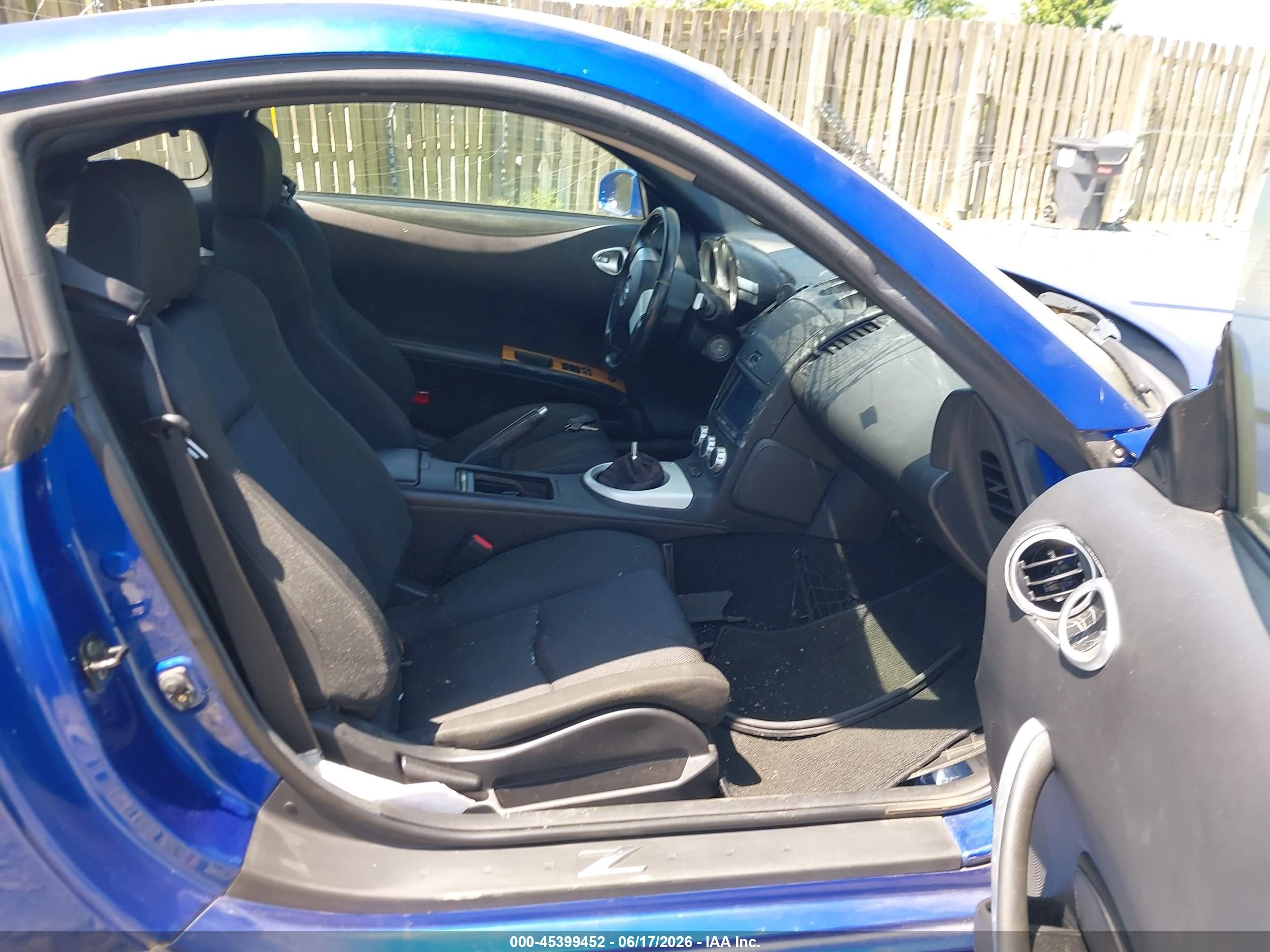 2006 Nissan 350z Blue vin: JN1AZ34D86M308952