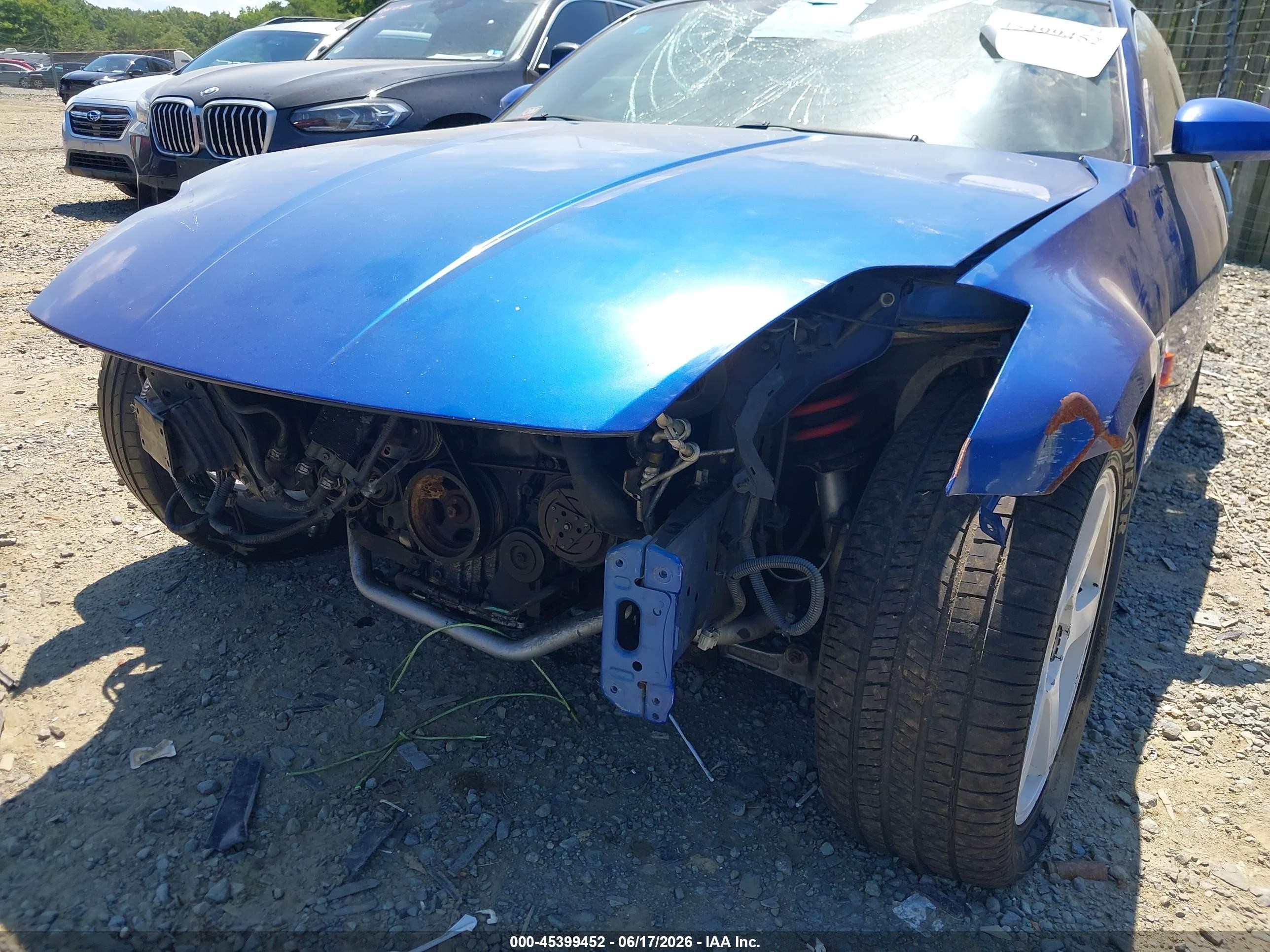 2006 Nissan 350z Blue vin: JN1AZ34D86M308952