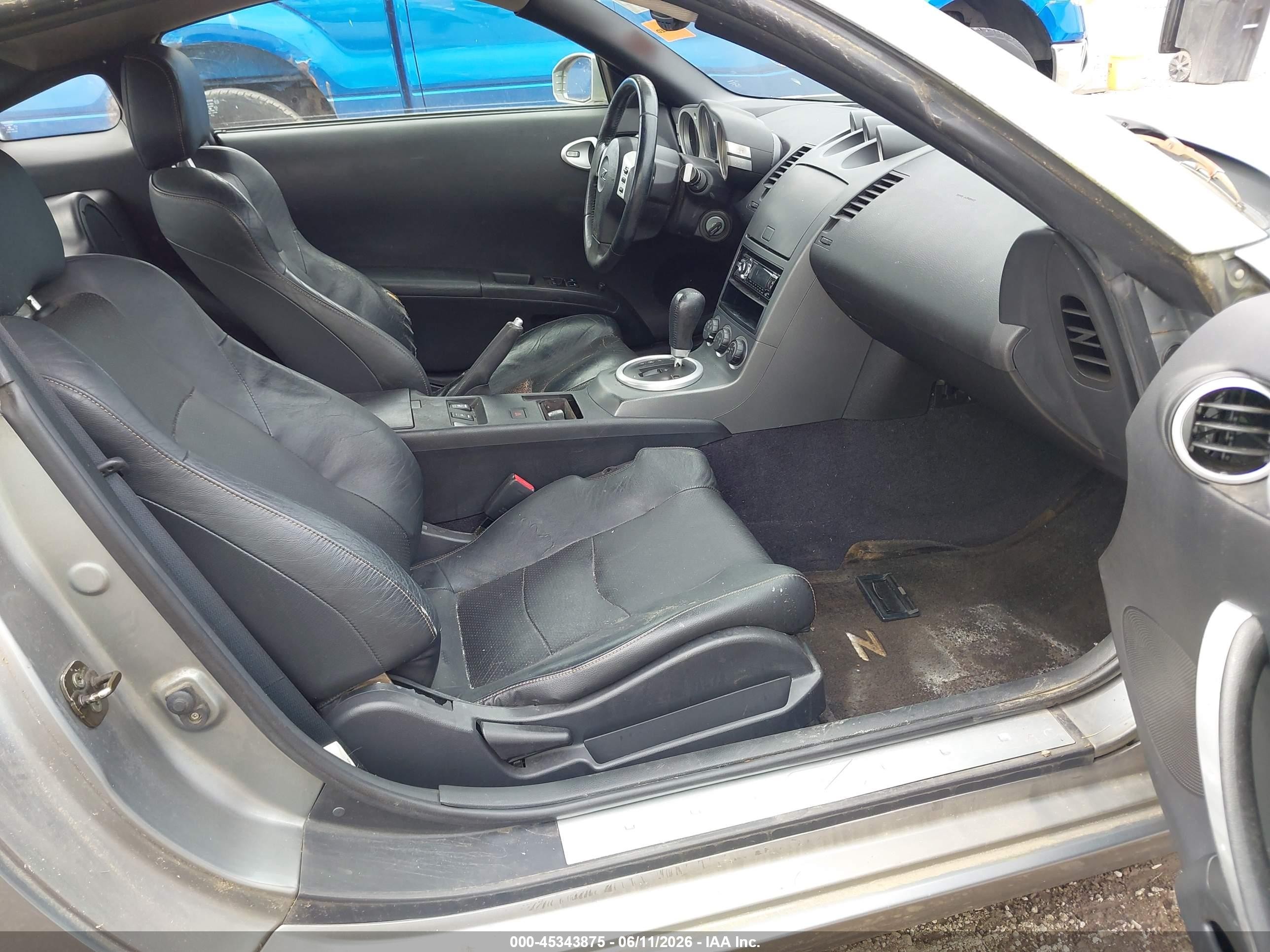 2003 Nissan 350z Touring Серебряный vin: JN1AZ34D93T107515