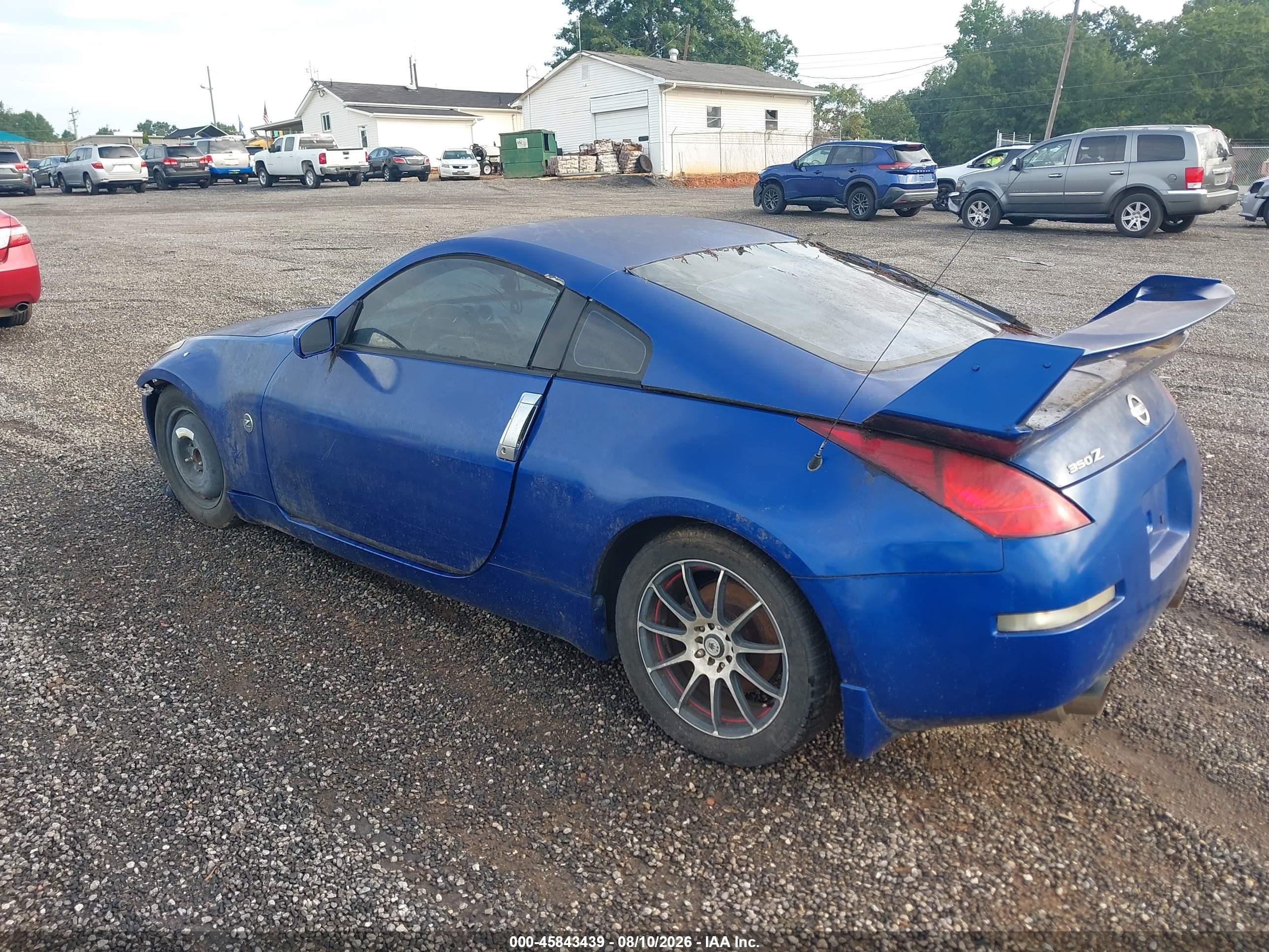 2005 Nissan 350z Enthusiast Blue vin: JN1AZ34D95M603511