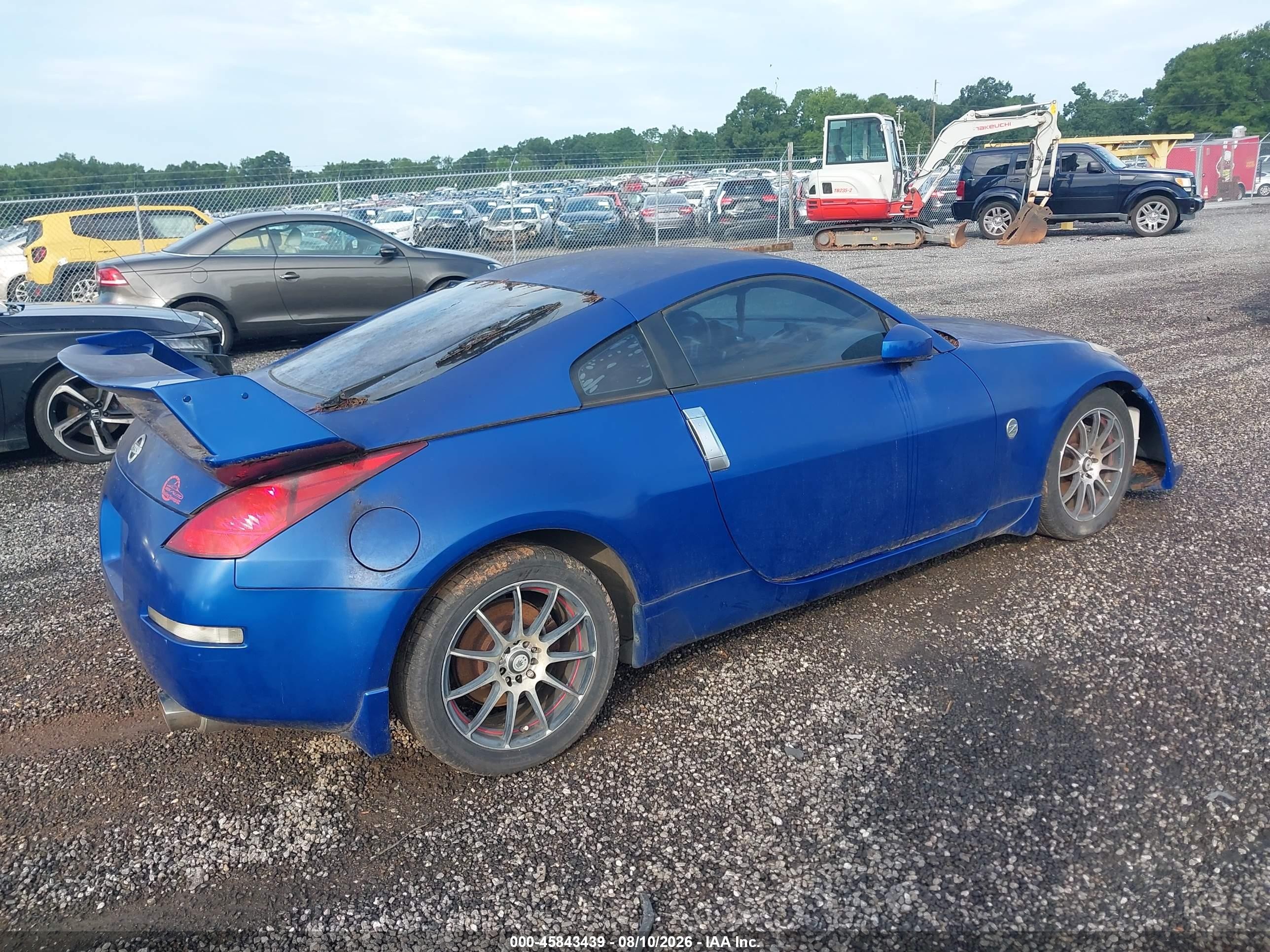 2005 Nissan 350z Enthusiast Blue vin: JN1AZ34D95M603511